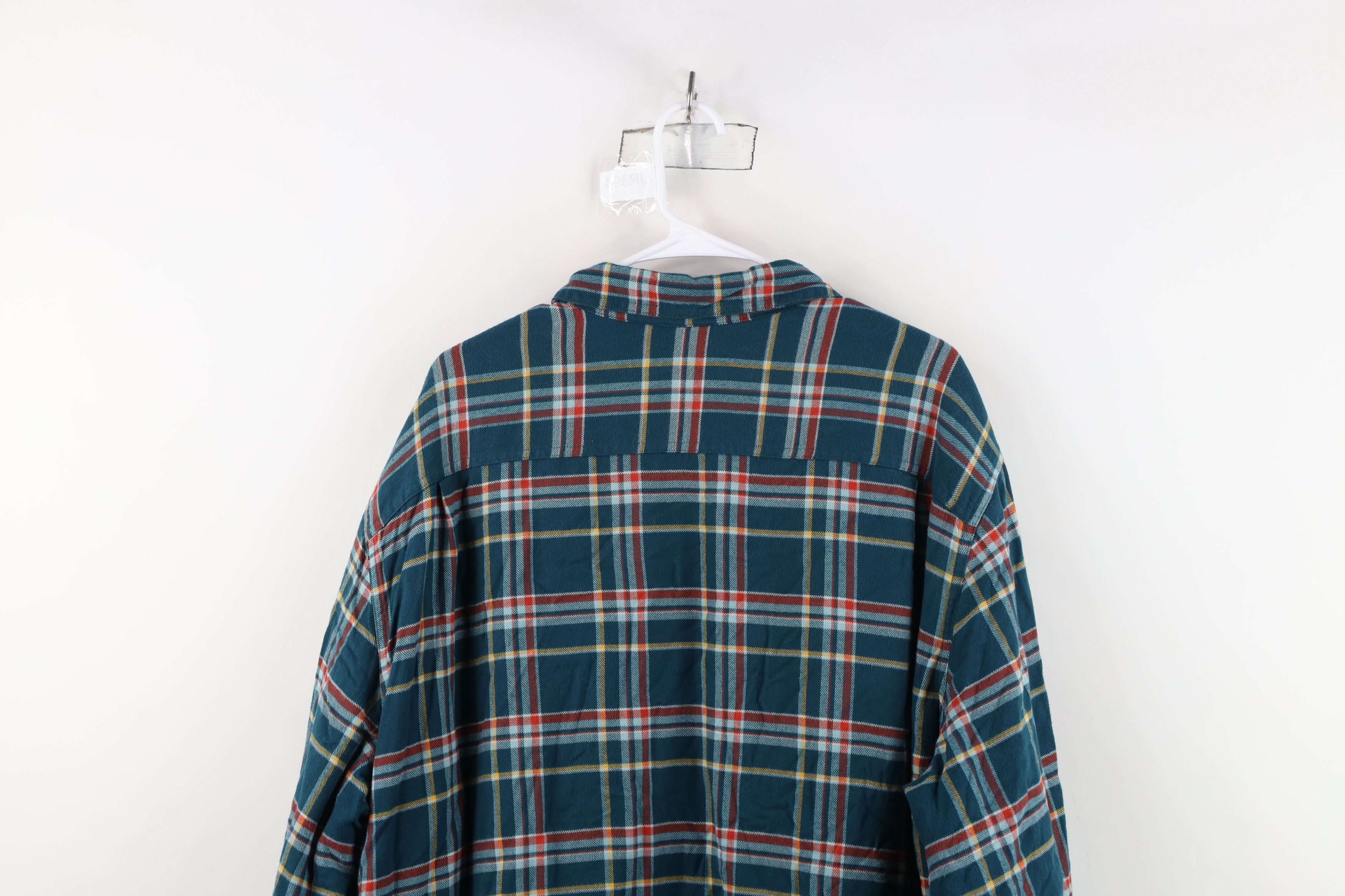 L.L. Bean Vintage LL Bean Lined Flannel Button Shirt Jacket Jac Shirt Size US XXL / EU 58 / 5 - 13 Thumbnail