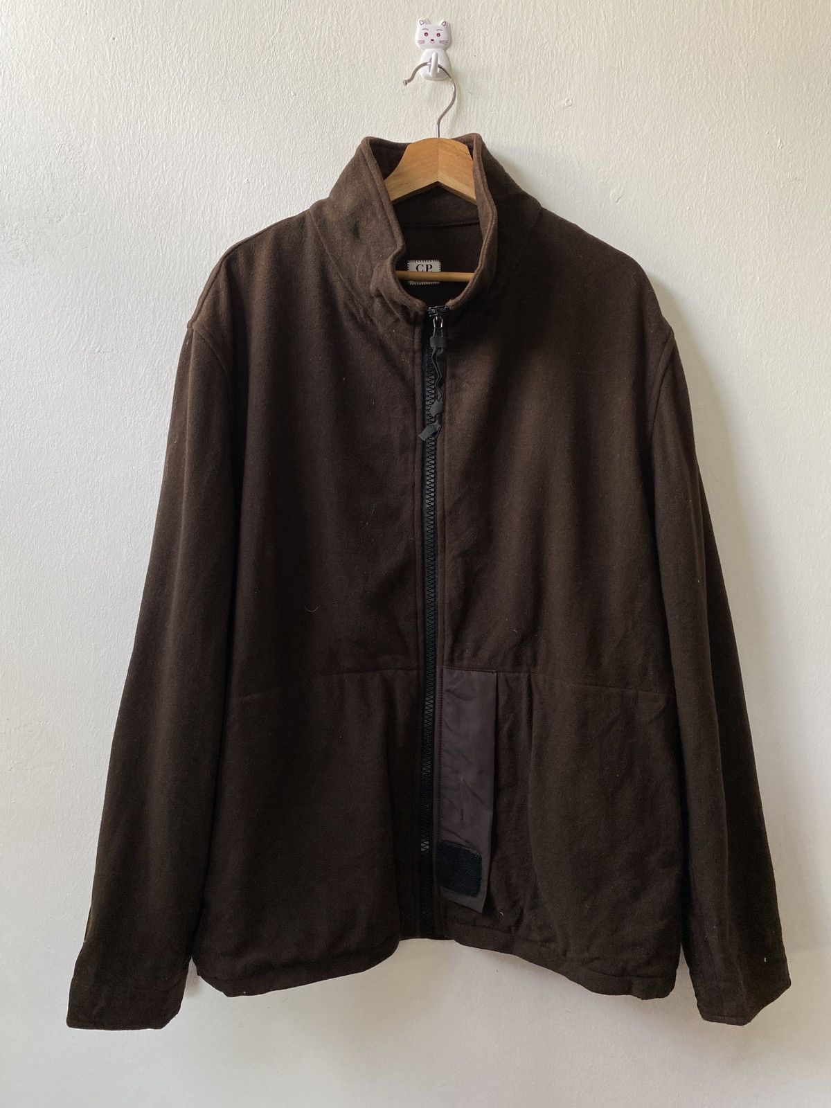 C.P. Company × Vintage Vintage C.P Company Wool Zipper Jacket Size US L / EU 52-54 / 3 - 1 Thumbnail