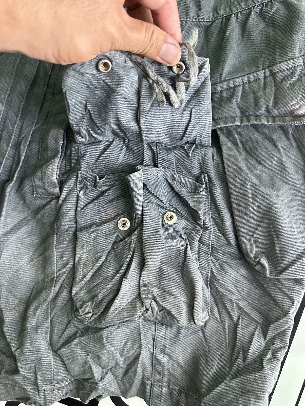 Issey Miyake × Japanese Brand × Sunao Kuwahara Vintage Sunao Kuwahara Tactical Cargo Skirt Size 34" / US 12 / IT 48 - 4 Thumbnail