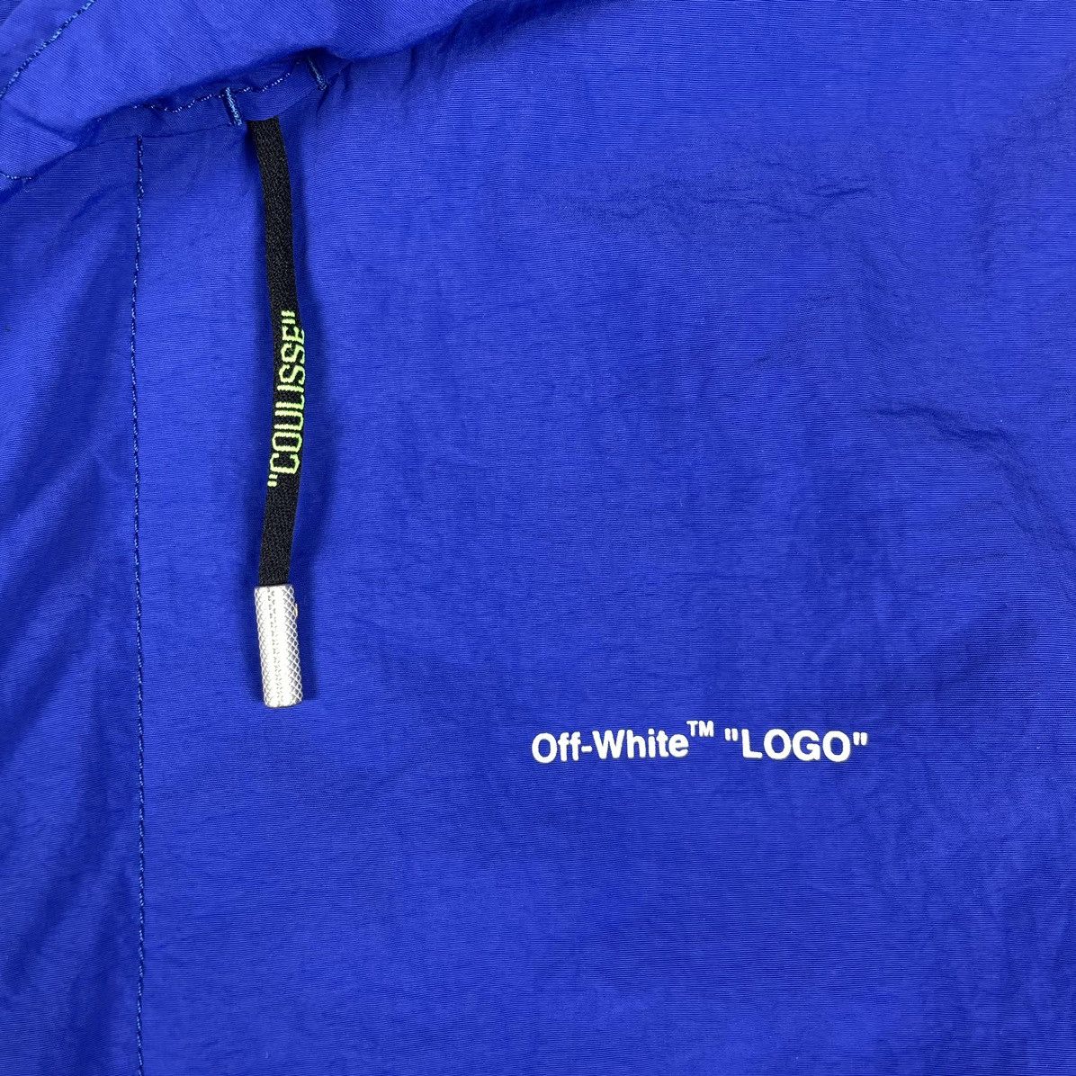 Off-White Off-White Logo Windbreaker Coat Full-length jackets Size US S / EU 44-46 / 1 - 7 Thumbnail