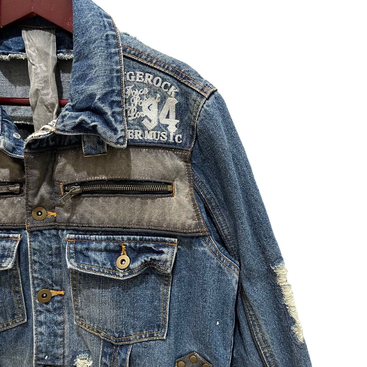 Japanese Brand 🔥Rare🔥12.5 oz Denim Jacket Size US L / EU 52-54 / 3 - 3 Thumbnail