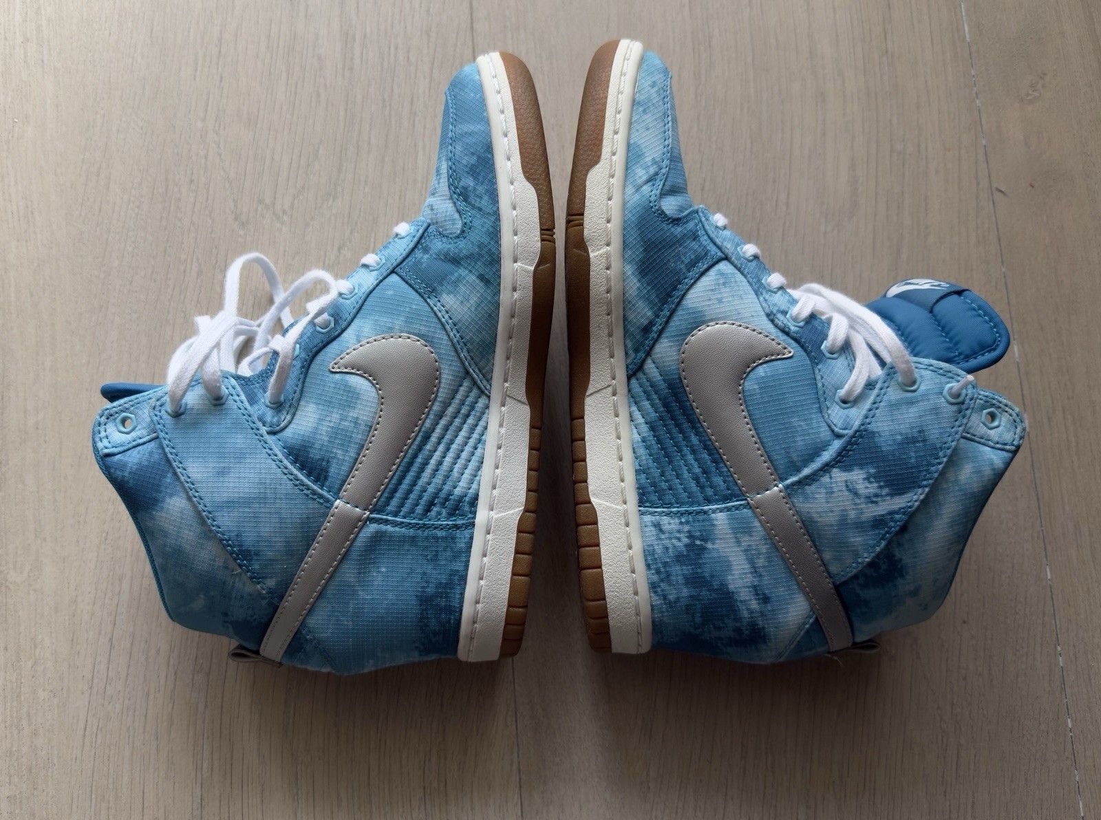 Nike vintage Nike Dunk Sky Print High Blue Water Print Sneaker Size US 7.5 / IT 37.5 - 14 Thumbnail