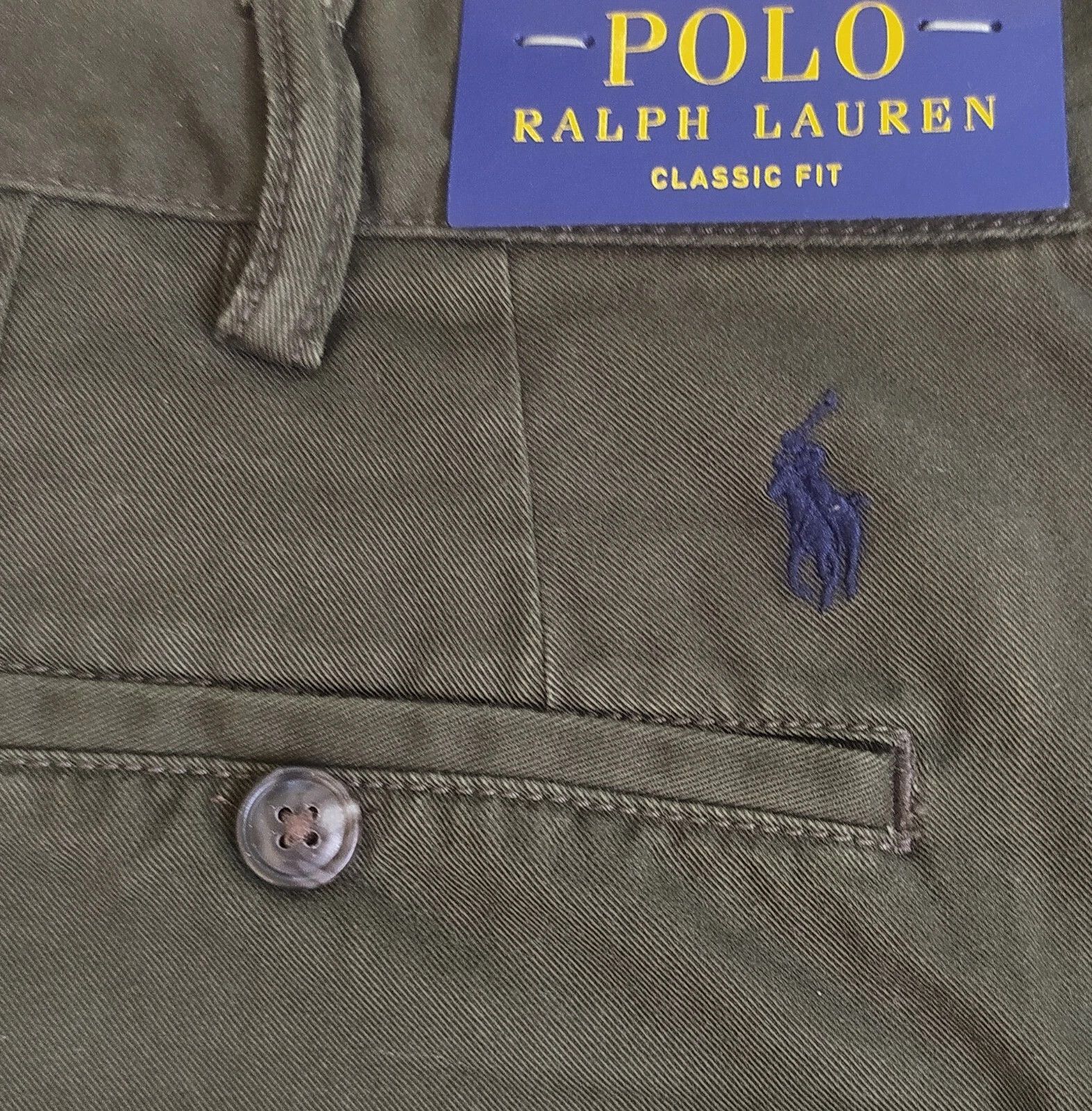 Polo Ralph Lauren Polo Ralph Lauren Classic Fit Chino Pant ATP 0117 Size US 38 / EU 54 - 9 Thumbnail