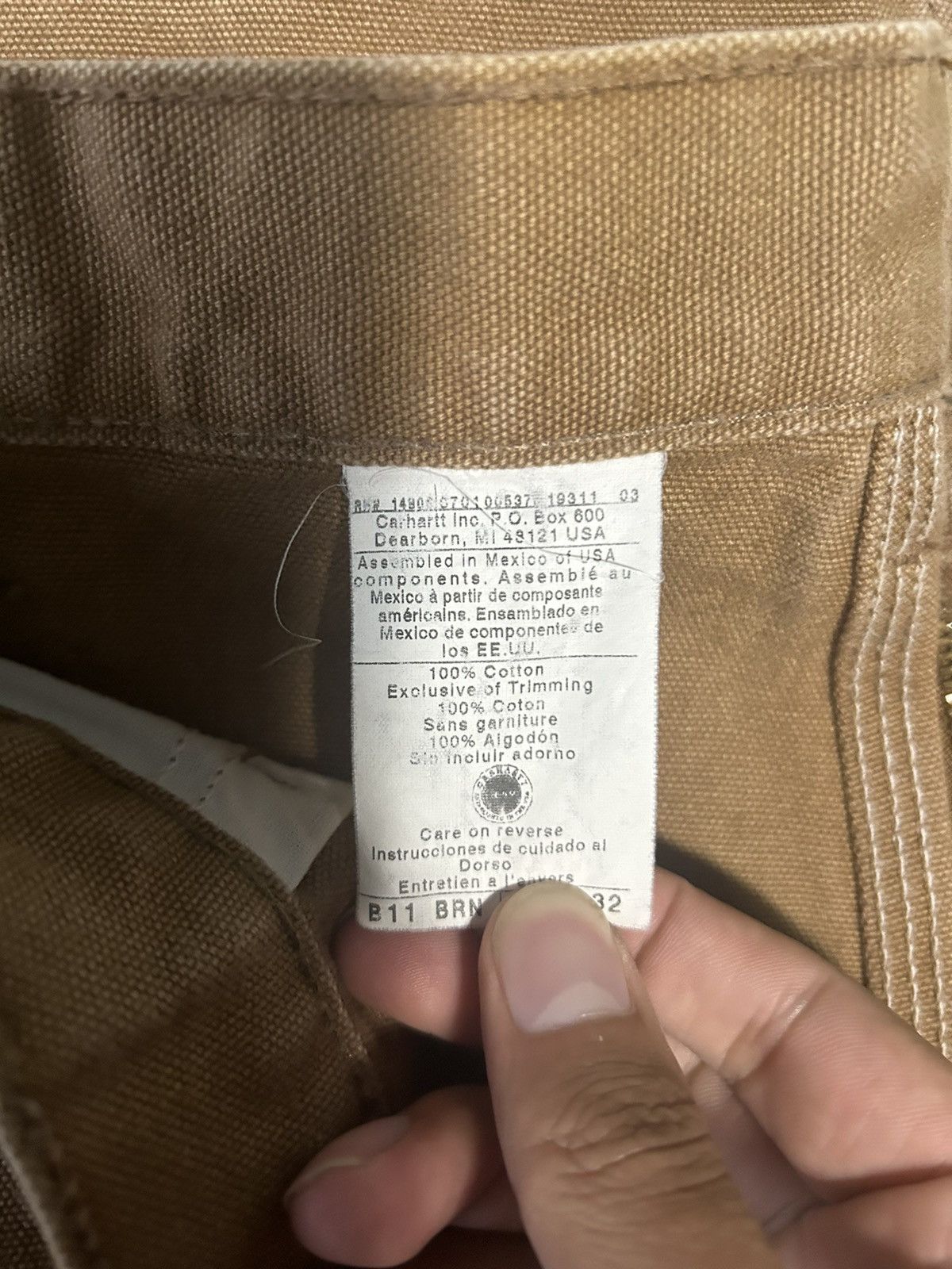 Carhartt × Carhartt Wip Carhartt Work Pants Size US 34 / EU 50 - 7 Thumbnail