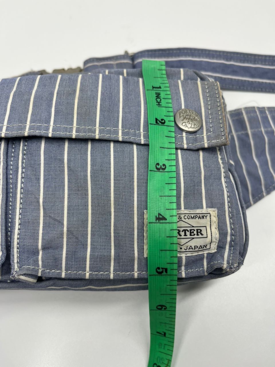 Japanese Brand × Porter Authentic Porter Cotton Denim Pouchbag Size ONE SIZE - 15 Thumbnail