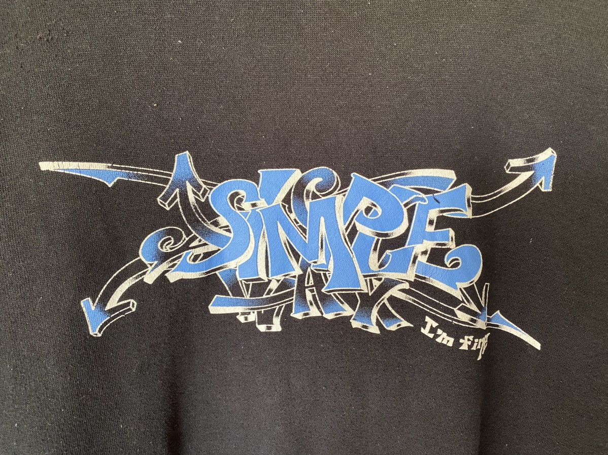 JNCO 1990s Hill Crop Jpn “Simple i’m fine” subware grafiti futura Size US L / EU 52-54 / 3 - 4 Thumbnail