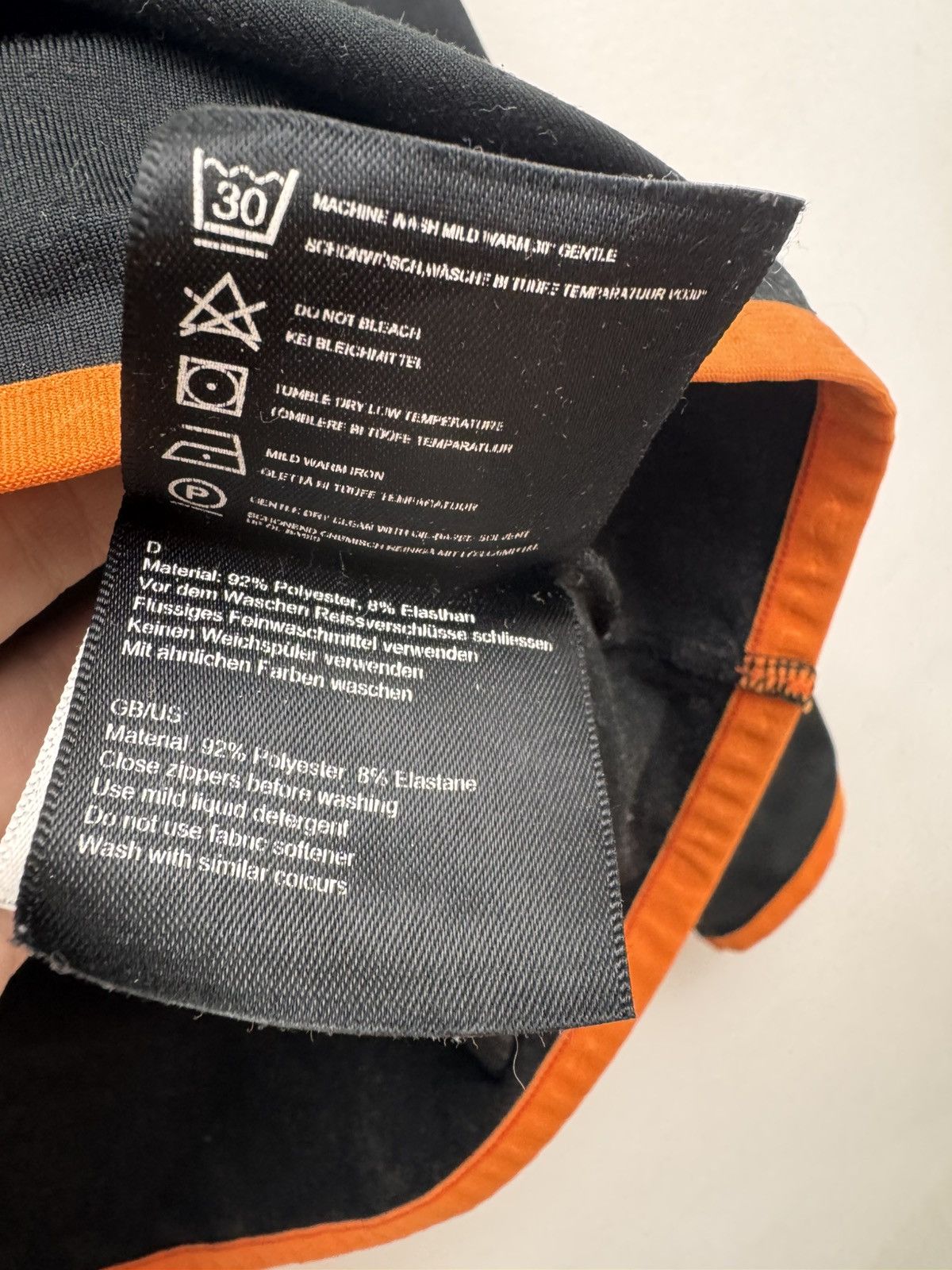 KJUS Kjus Men Thermal Half Zip Sweater Black Orange Size L Size US L / EU 52-54 / 3 - 7 Thumbnail