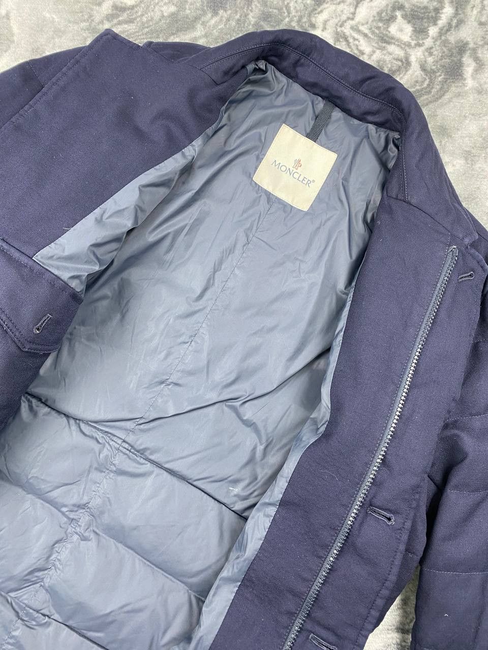 Moncler Moncler Rodin Wool Down Jacket Men Size L Blue Size US L / EU 52-54 / 3 - 18 Thumbnail