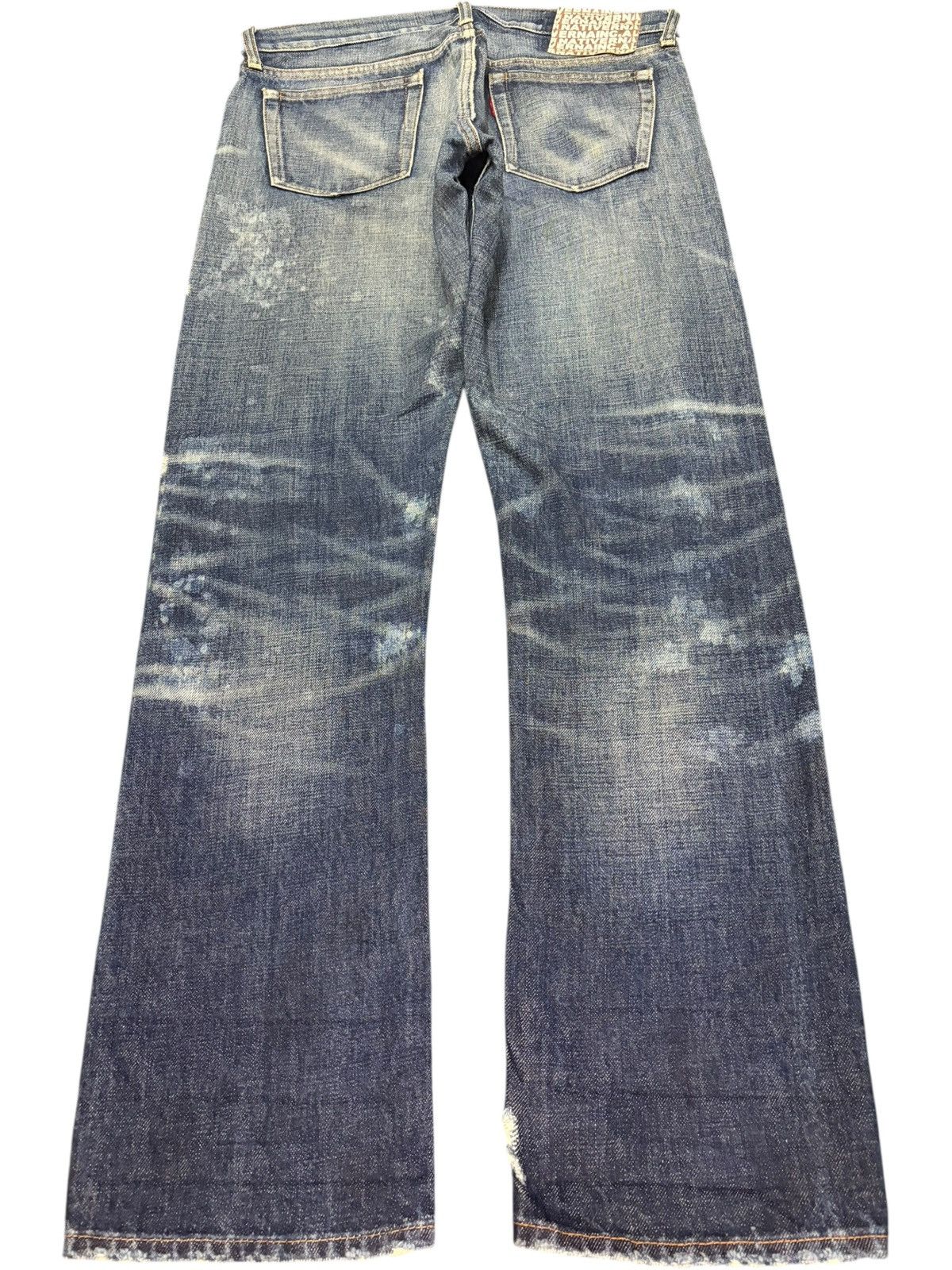 Dsquared2 Vintage Japanese Rna Bleached Wash Distressed Jeans Size 31" - 2 Thumbnail