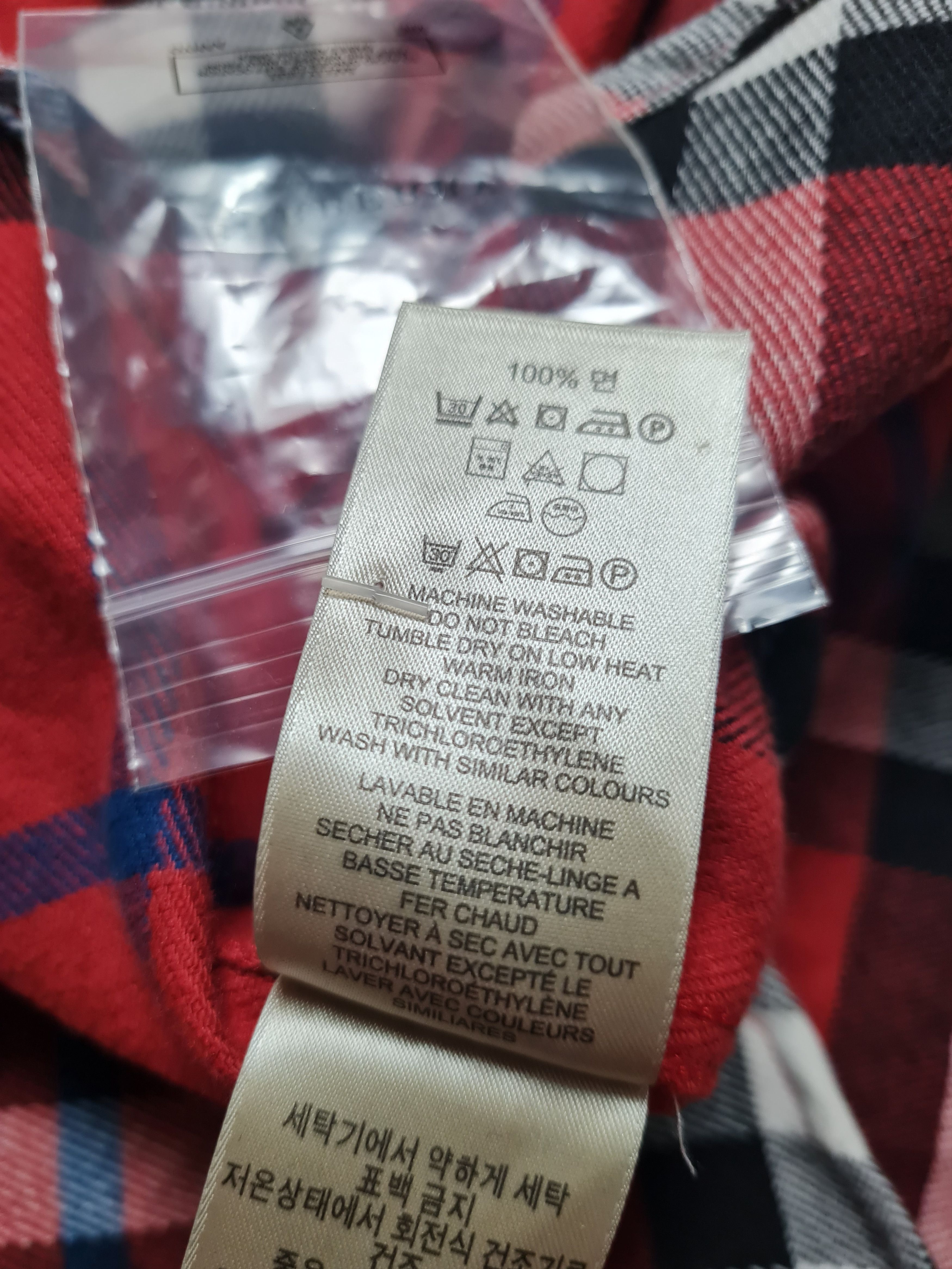 Burberry Burberry Nova Check Flannel Shirt Red Plaid Mens Button Up Size US M / EU 48-50 / 2 - 12 Thumbnail