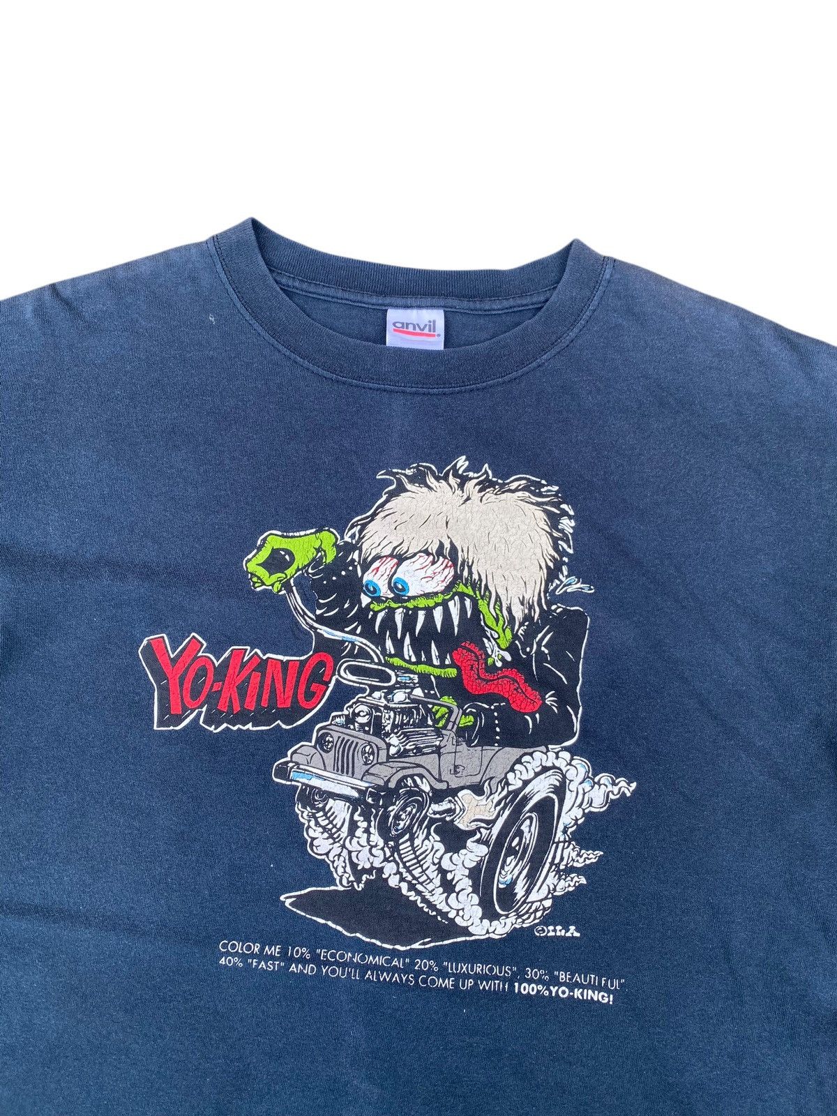 Vintage Vintage Rat Fink Racing Motorsport “Yo-King” Shirt. #C4 Size US M / EU 48-50 / 2 - 2 Thumbnail