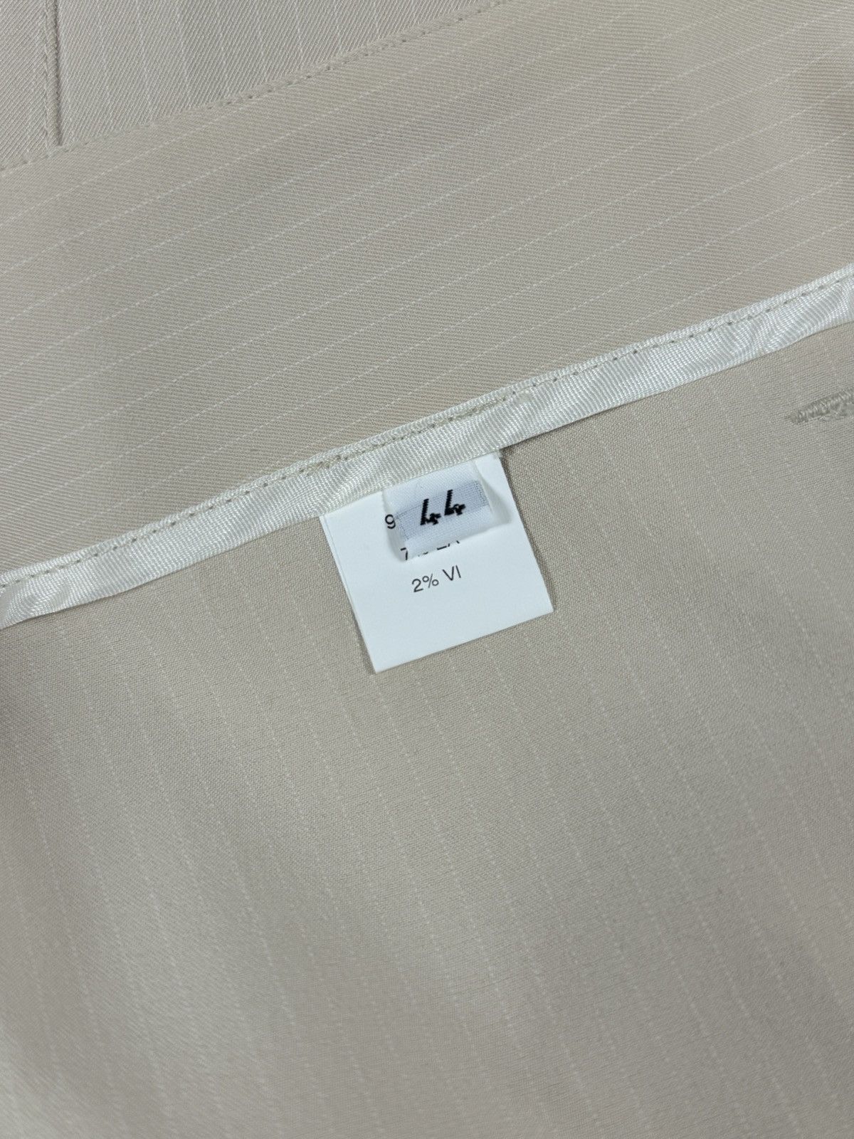 Alexander McQueen Alexander McQueen - 90’s Ivory Pinstripe Bootcut Pants Size 30" / US 8 / IT 44 - 6 Thumbnail