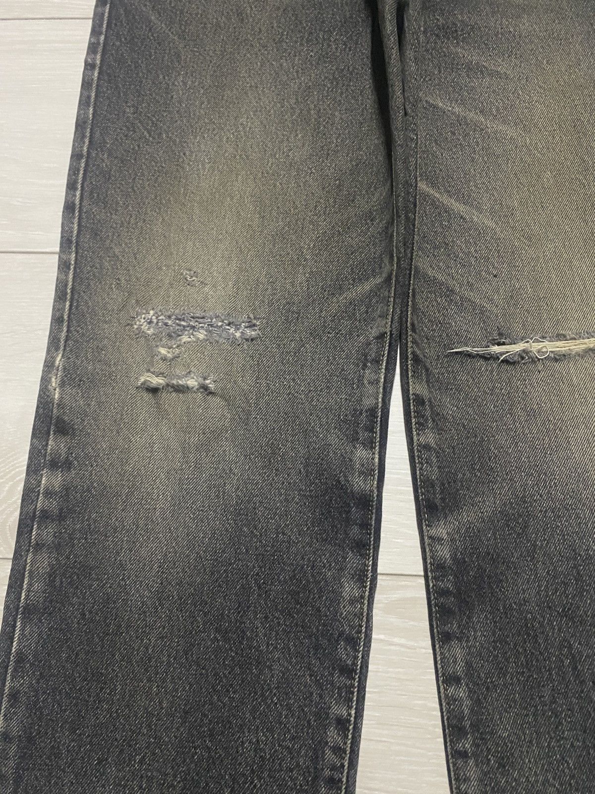 Japanese Brand Japanese Brand Mud Wash Denim Tappered Leg Jeans Size US 31 - 7 Thumbnail