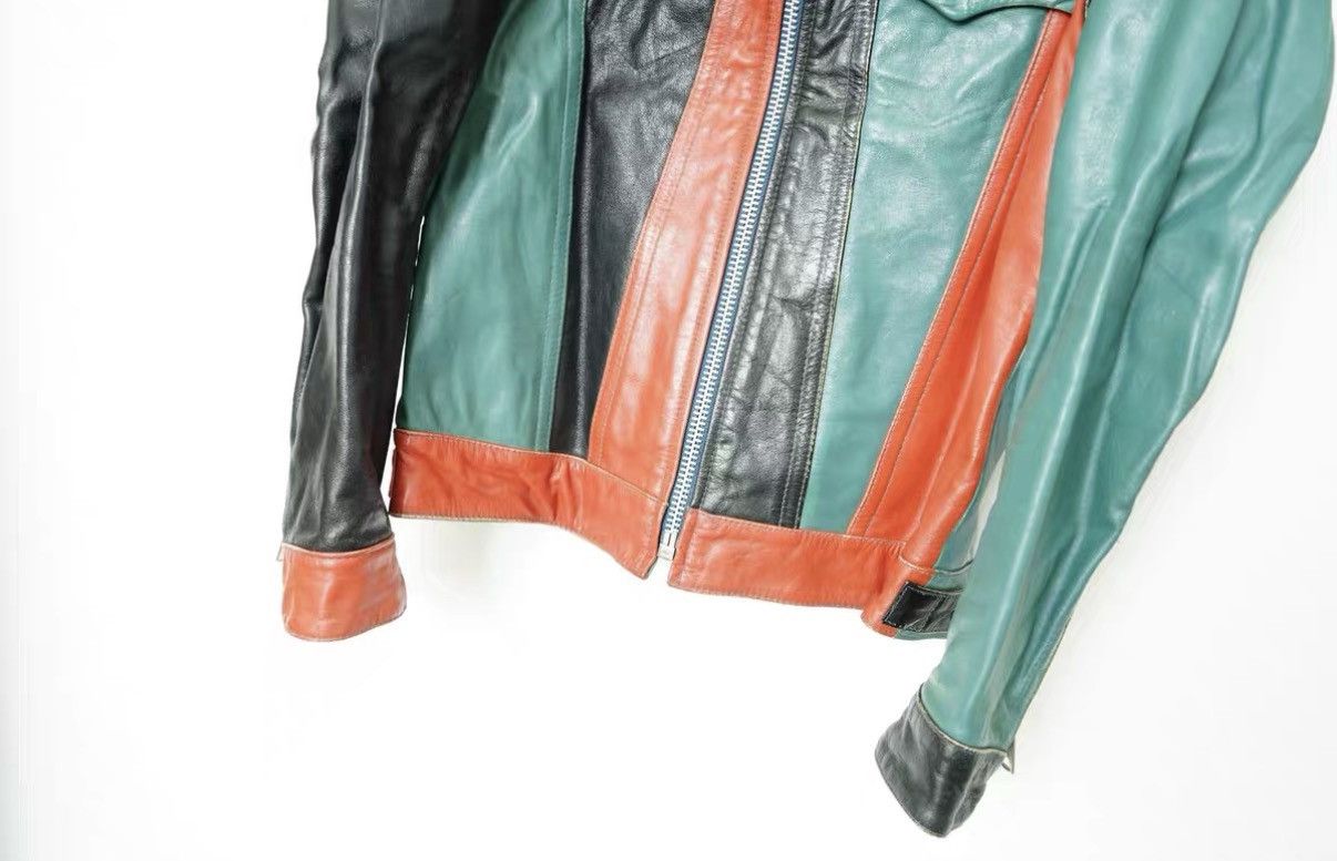 Schott Schott Paneled Leather Jacket (as worn by Masaki Suda) Size US S / EU 44-46 / 1 - 5 Thumbnail
