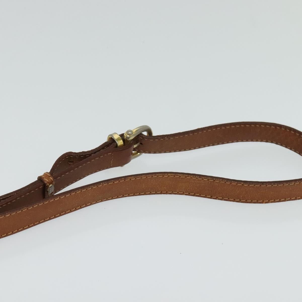 Celine CELINE Macadam Canvas Shoulder Bag Pvc Beige Gold Size ONE SIZE - 8 Thumbnail