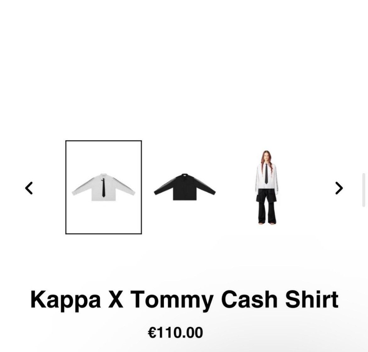 Kappa Tommy Cash x Kappa Long Sleeve Shirt Size US M / EU 48-50 / 2 - 1 Thumbnail