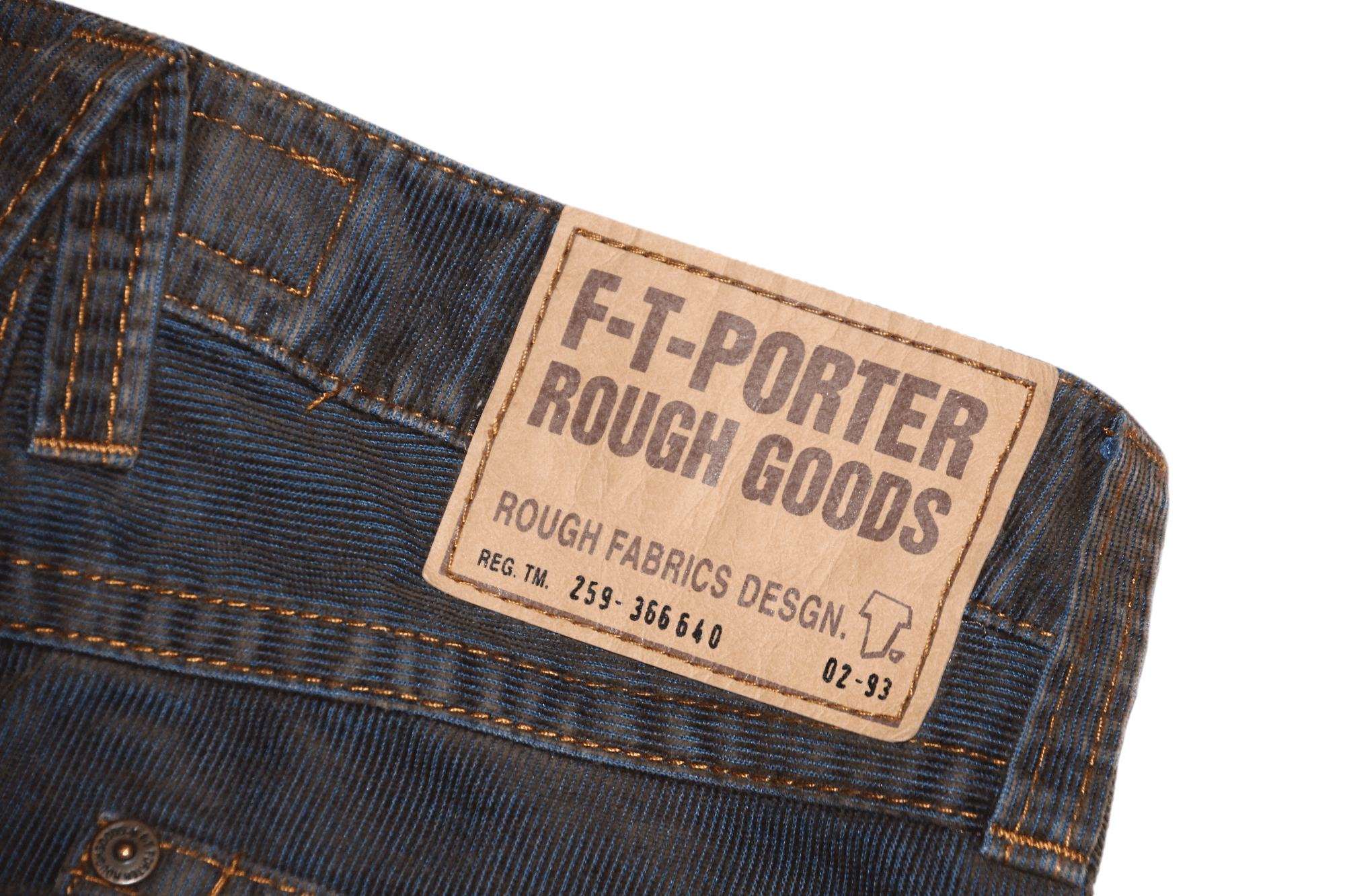 Freeman T. Porter 1993 Freeman T.Porter Dirty Coated Corduroy Denim Mini Skirt Size 32" / US 10 / IT 46 - 8 Thumbnail