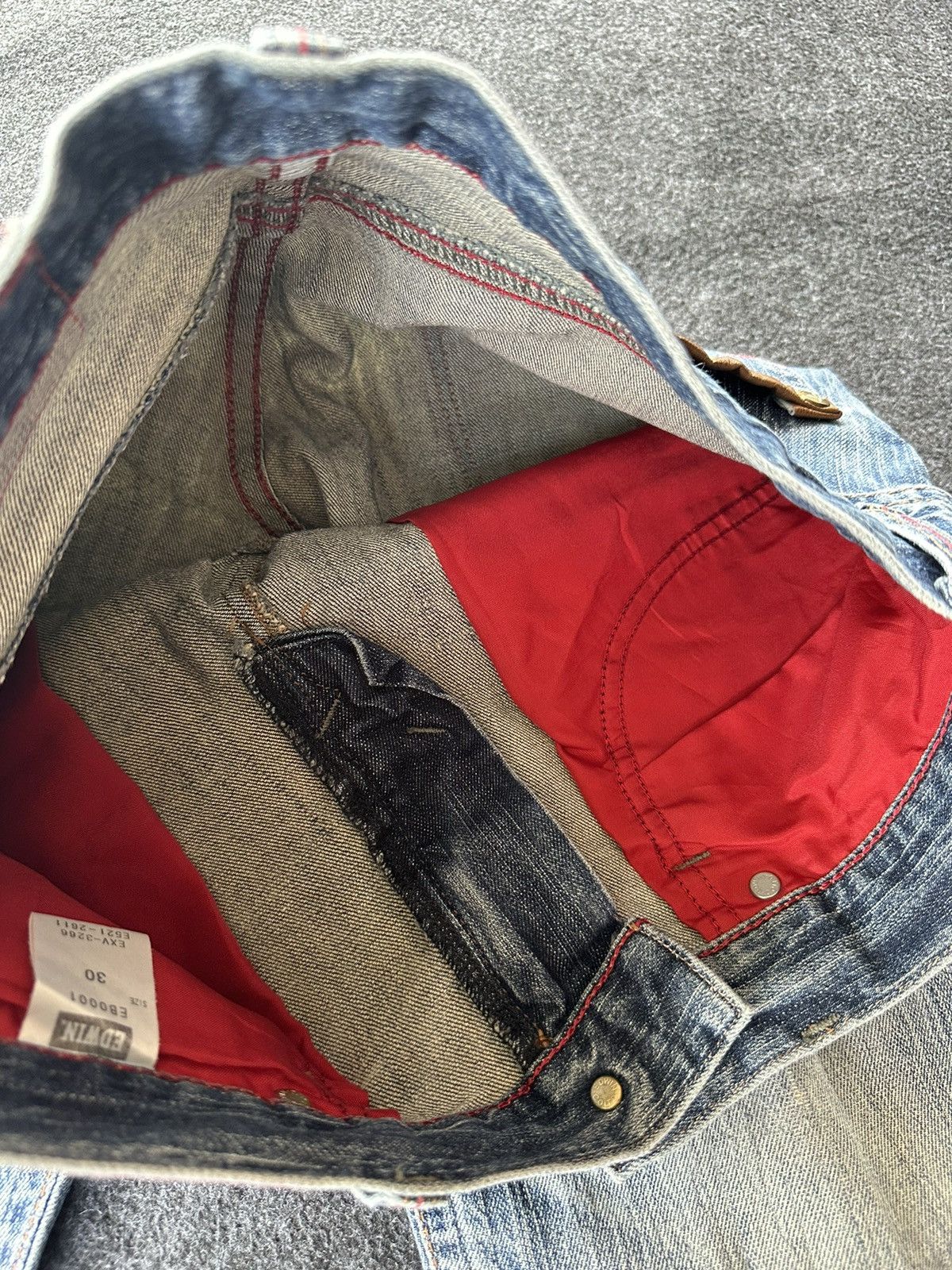 Edwin × If Six Was Nine × Japanese Brand Edwin Blue Trip Vintage Red Trademark Denim Size 30 F78 Size US 30 / EU 46 - 11 Thumbnail