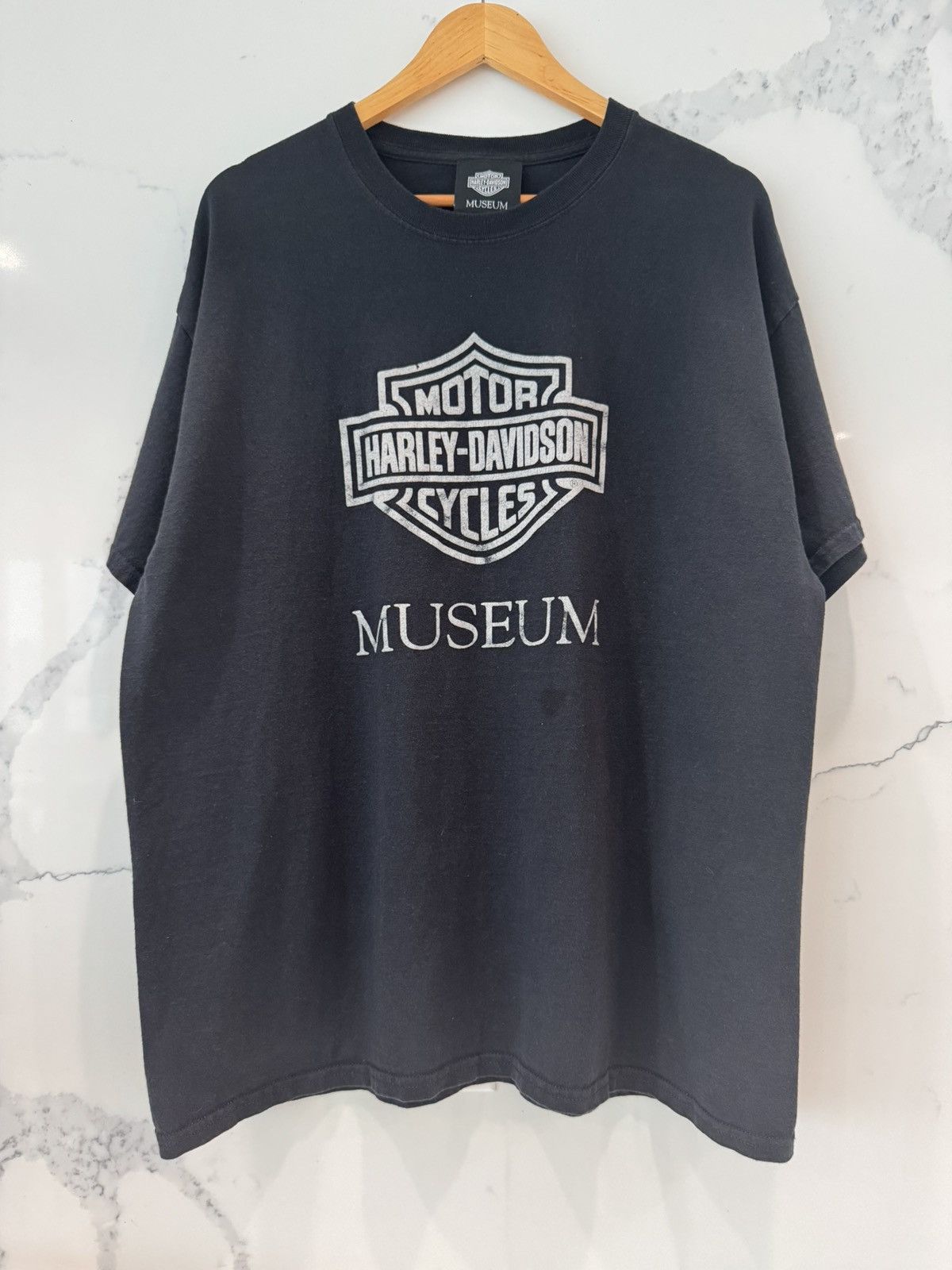 Harley Davidson Vintage Y2K Harley Davidson Museum T Shirt Black X-Large Size US XL / EU 56 / 4 - 3 Thumbnail