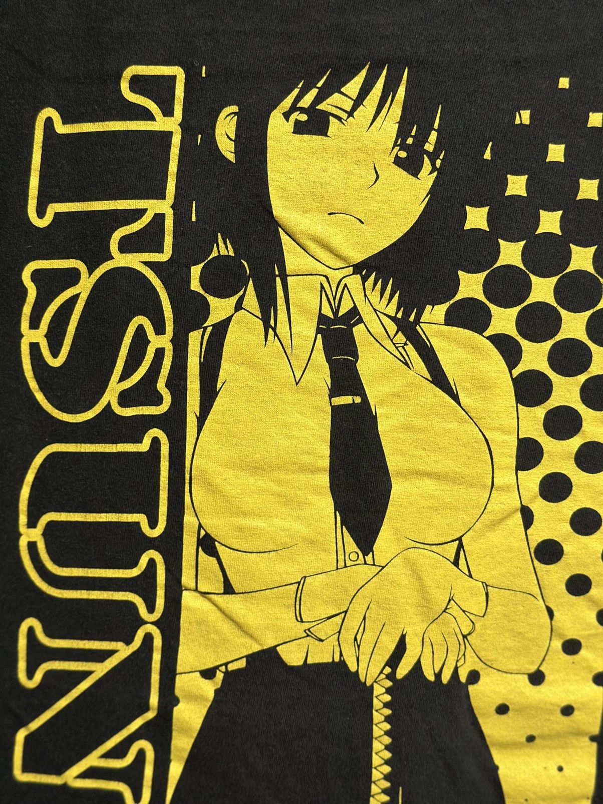 Anime × Japanese Brand × Vintage Vintage TsunDere Tsun Girl Faded Tee Size US L / EU 52-54 / 3 - 2 Thumbnail
