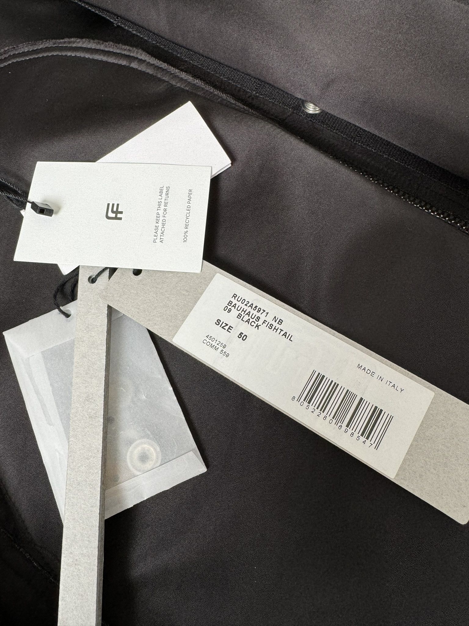 Rick Owens FW21 Gethsemane Bauhaus Fishtail Parka Size US M / EU 48-50 / 2 - 4 Thumbnail