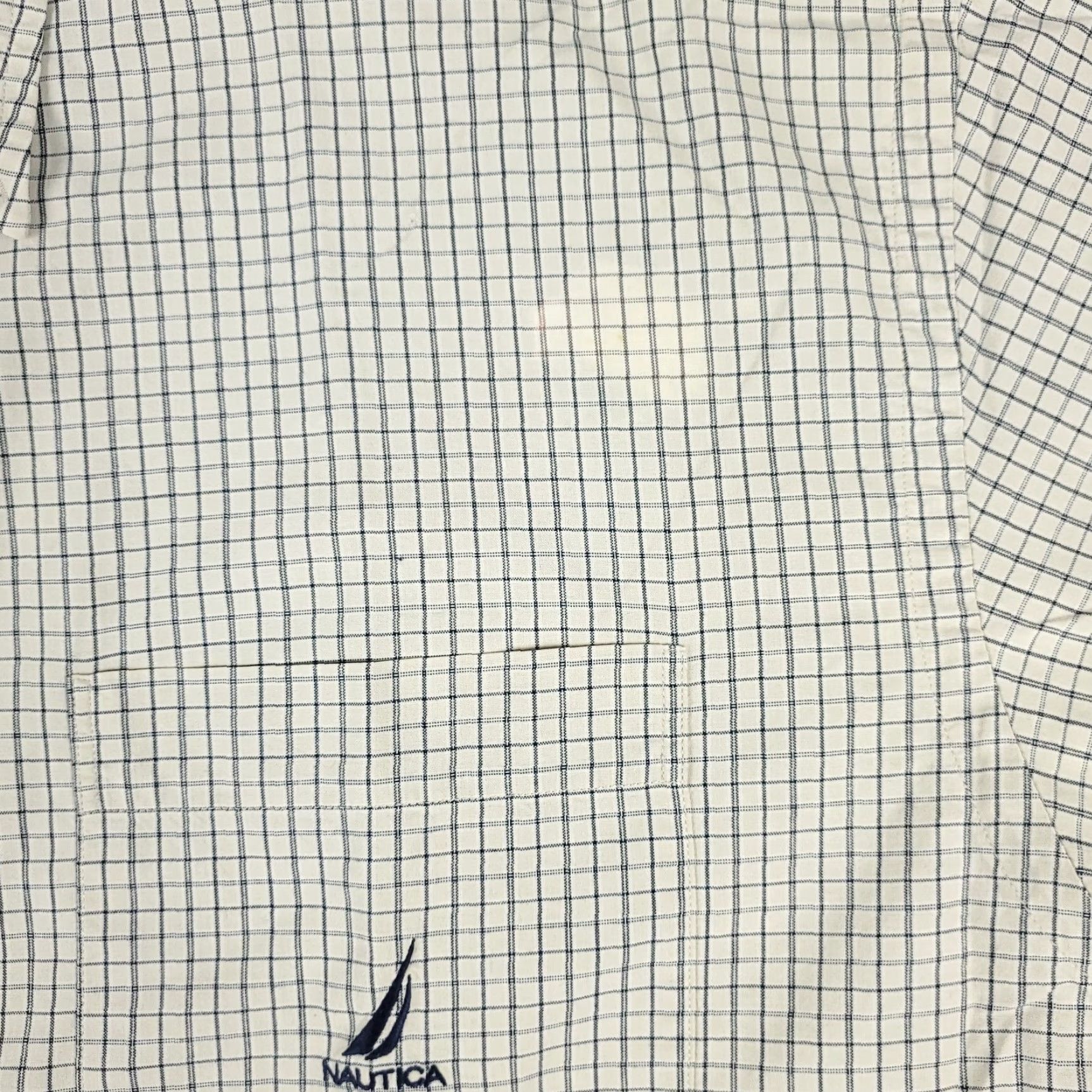 Nautica Nautica Button-Up Shirt Men's XL Blue Check Long Sleeve Casual Regular Fit Size US XL / EU 56 / 4 - 4 Thumbnail