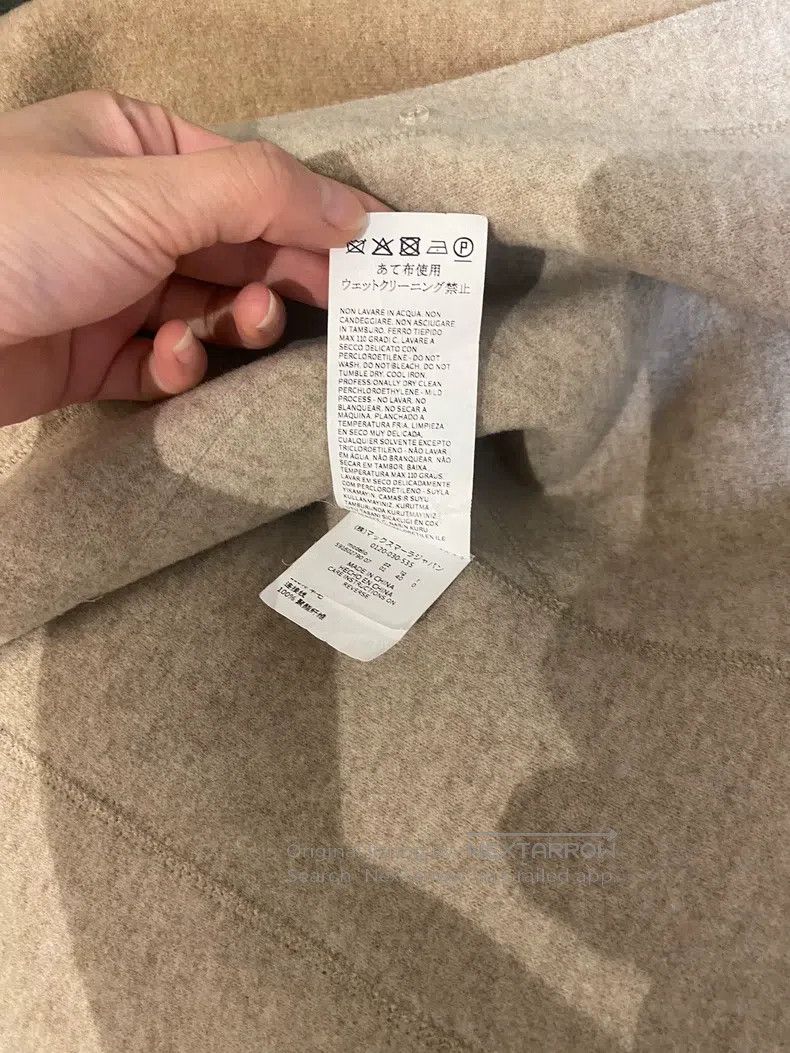 Max Mara Max Mara Coat - Thin Wool Blazer - Oatmeal Color Size XS / US 0-2 / IT 36-38 - 6 Thumbnail