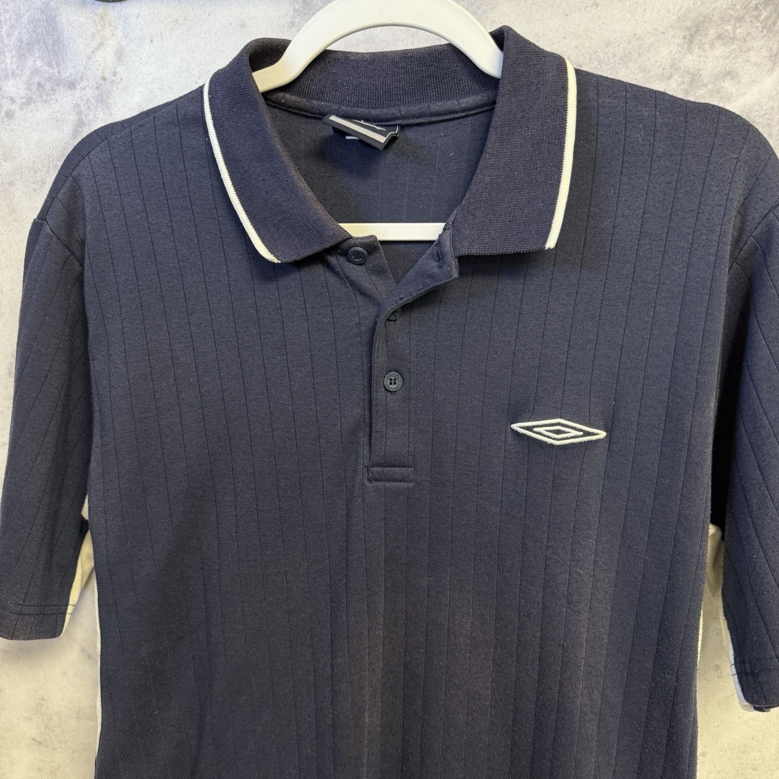 Umbro Umbro Polo Shirt Mens Medium 18.5x27.5 Blue Short Sleeve Spo Size US M / EU 48-50 / 2 - 4 Thumbnail