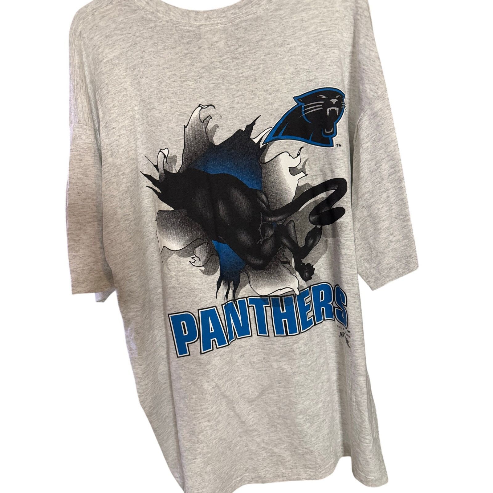 Nutmeg Vintage Carolina Panthers Breakthrough Tee Size US XL / EU 56 / 4 - 2 Thumbnail