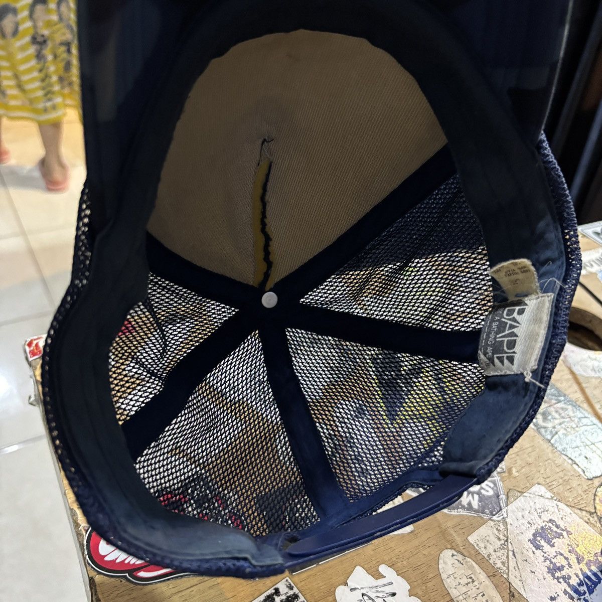 Bape Bape camo trucker hats Size ONE SIZE - 5 Thumbnail