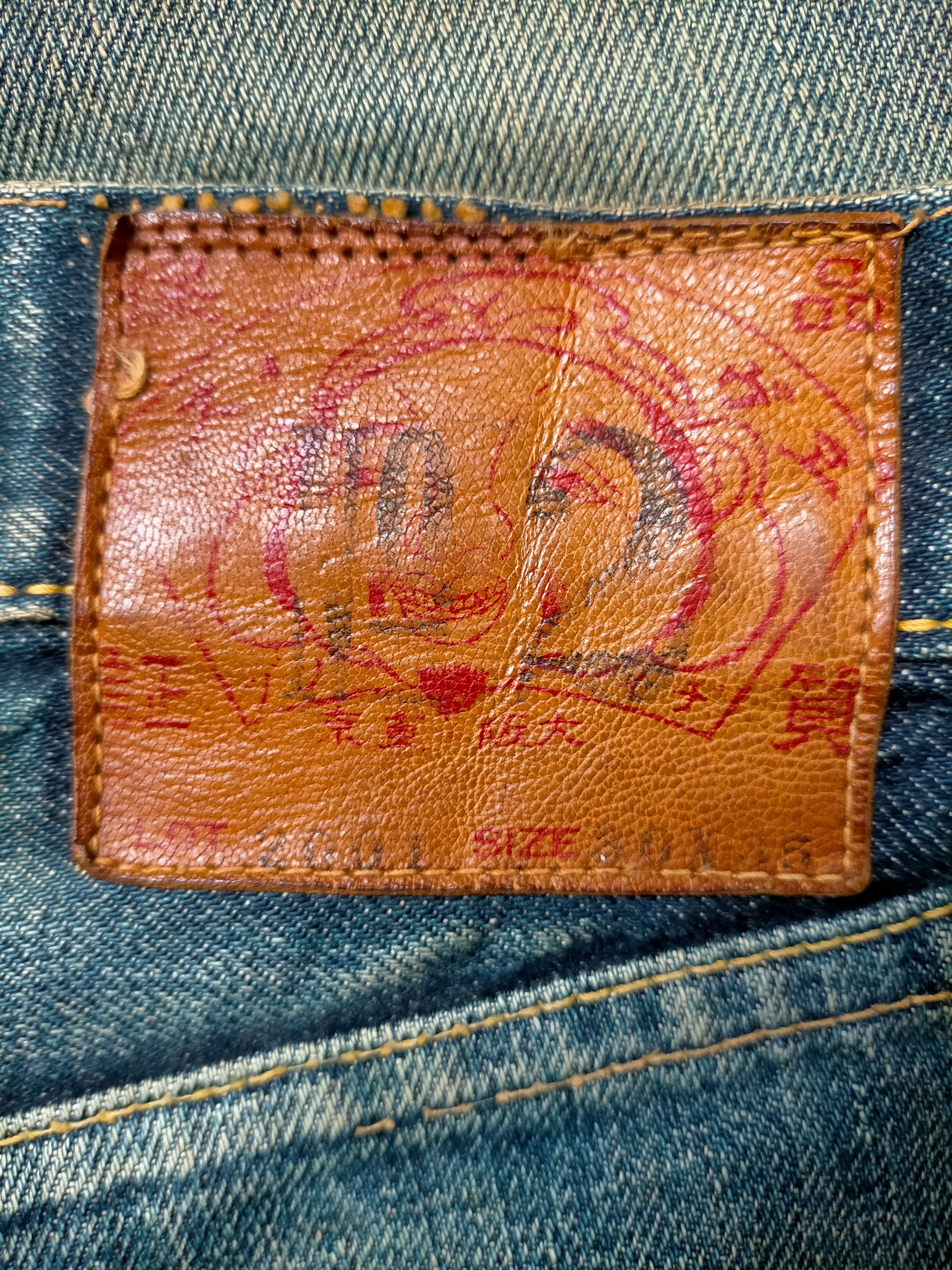 Evisu Vintage Evis Distressed selvedge Denim Size US 30 / EU 46 - 25 Thumbnail