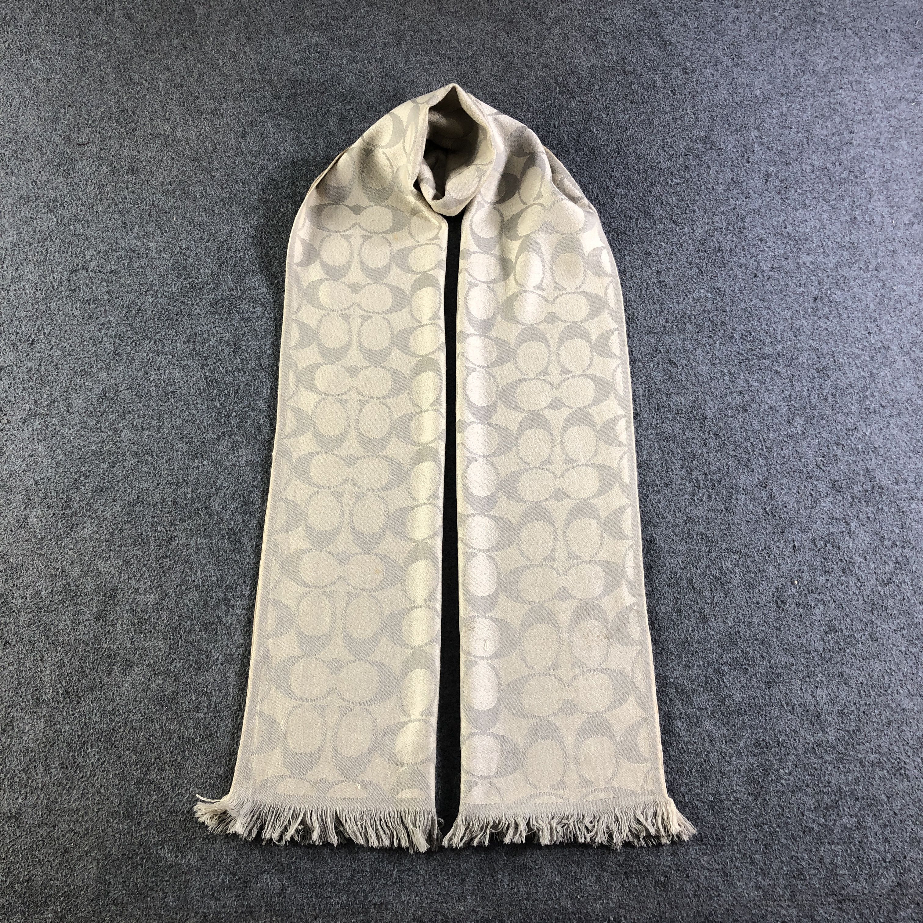 Coach Coach Monogram Merino Scarf Muffler Neckwear V2666 Size ONE SIZE - 1 Thumbnail