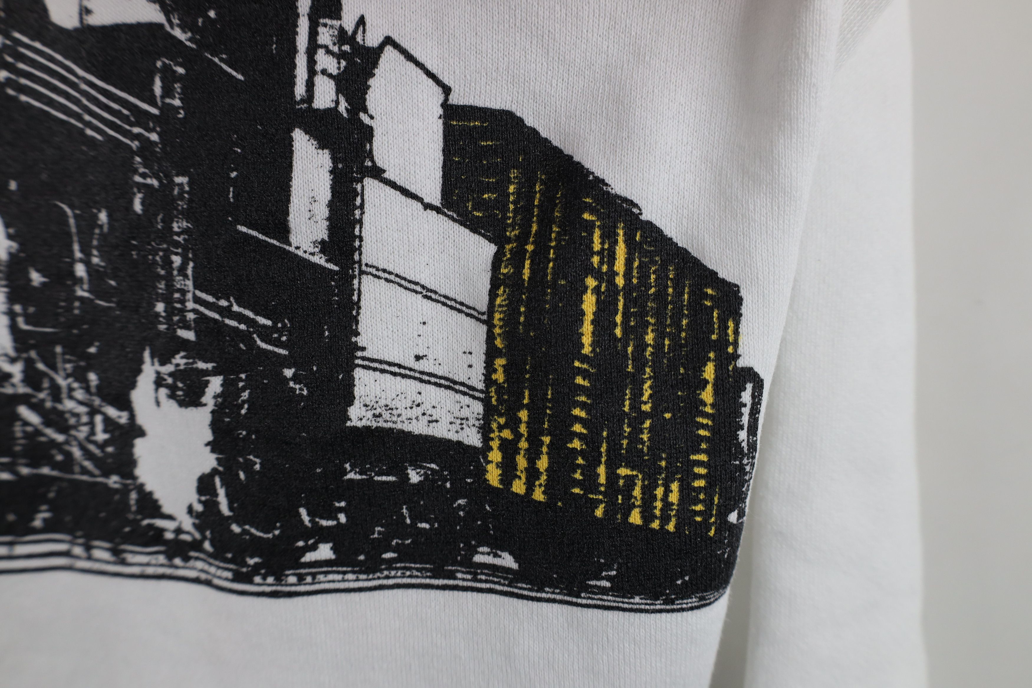 Vintage Vintage 90s Locomotive Train Crewneck Sweatshirt White USA Size US M / EU 48-50 / 2 - 6 Thumbnail