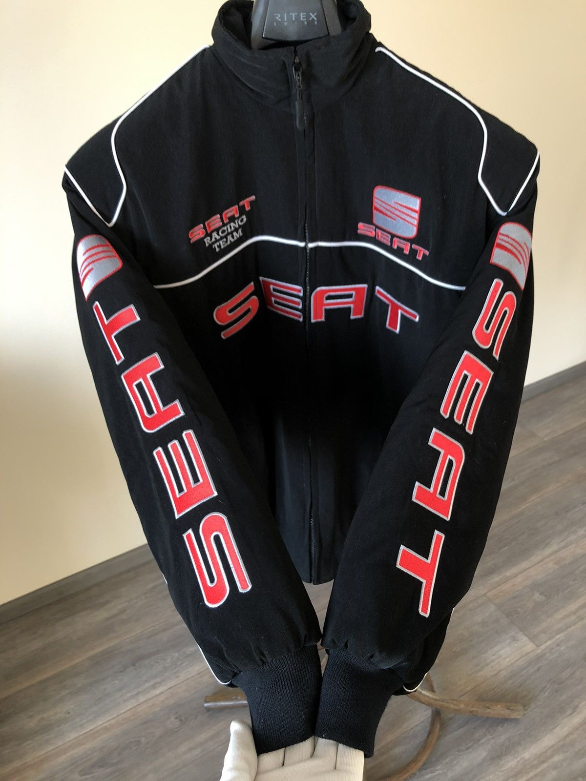 NASCAR × Vintage Vintage SEAT Racing Jacket bomber 90s Size US M / EU 48-50 / 2 - 3 Thumbnail