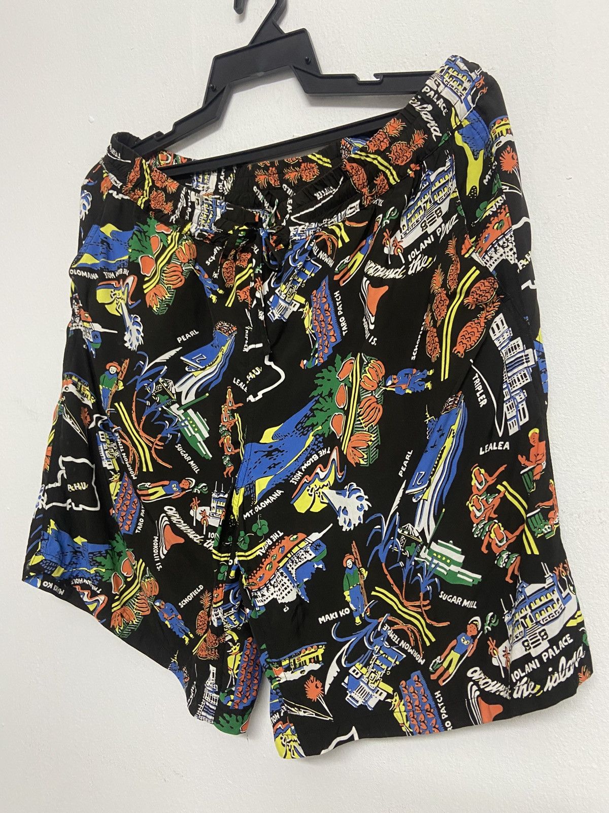 Sun Surf Vintage Hawaiian Print Rayon Shorts Toyo Enterprise Japan Size US 32 / EU 48 - 5 Thumbnail