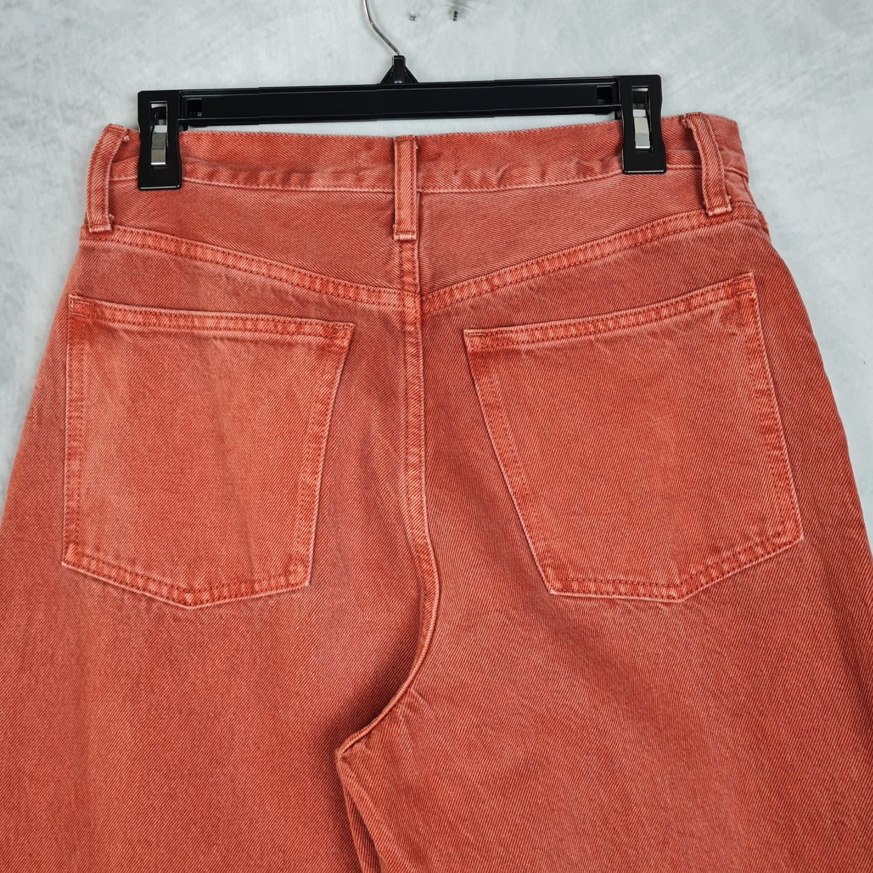 Madewell Madewell Baggy Straight Jeans Womens 27 Salmon High Rise Relaxed Denim Pants Size 27" / US 4 / IT 40 - 2 Thumbnail