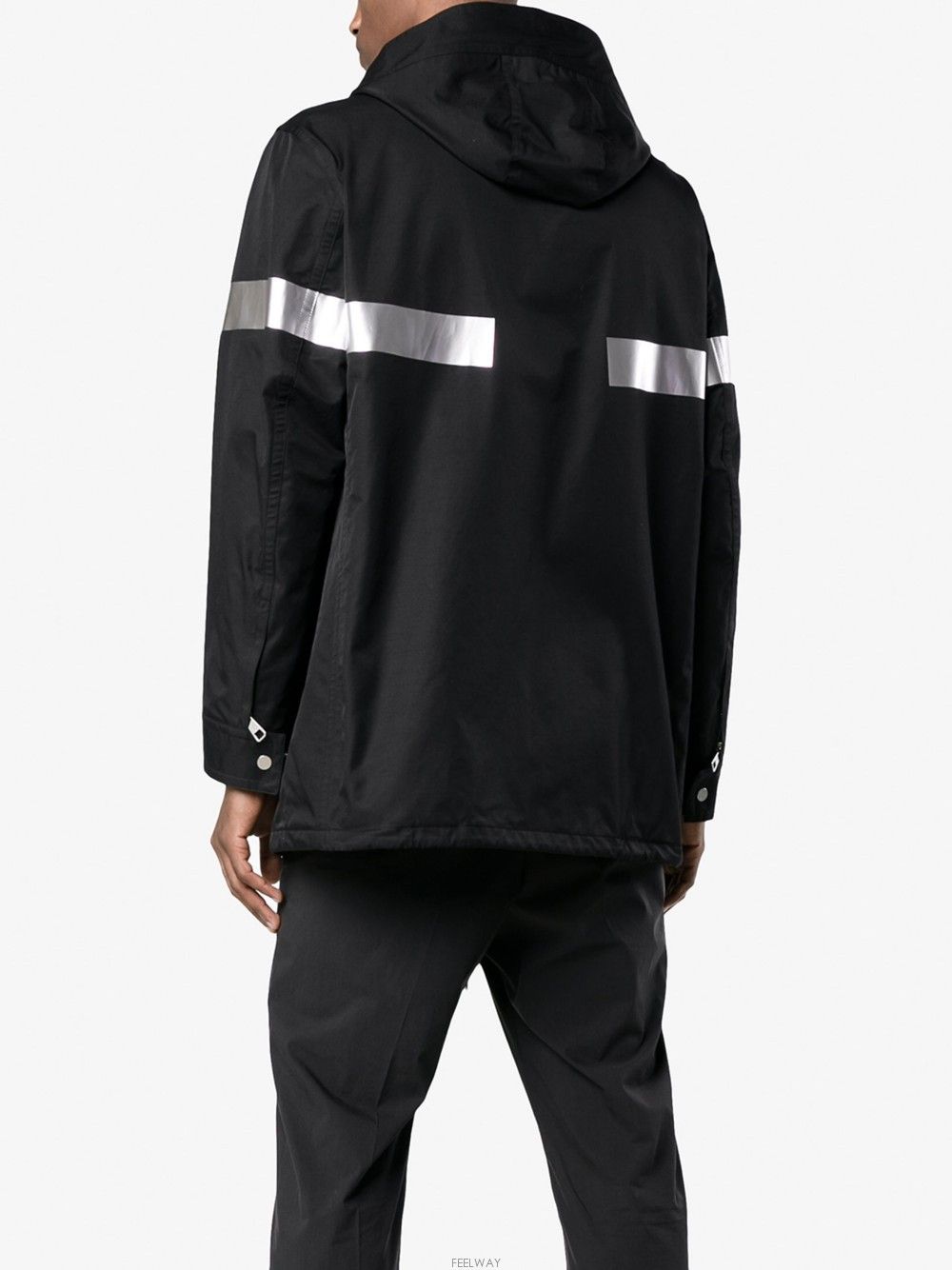 Neil Barrett Neil Barrett Reflective Hooded Parka Size US M / EU 48-50 / 2 - 3 Thumbnail