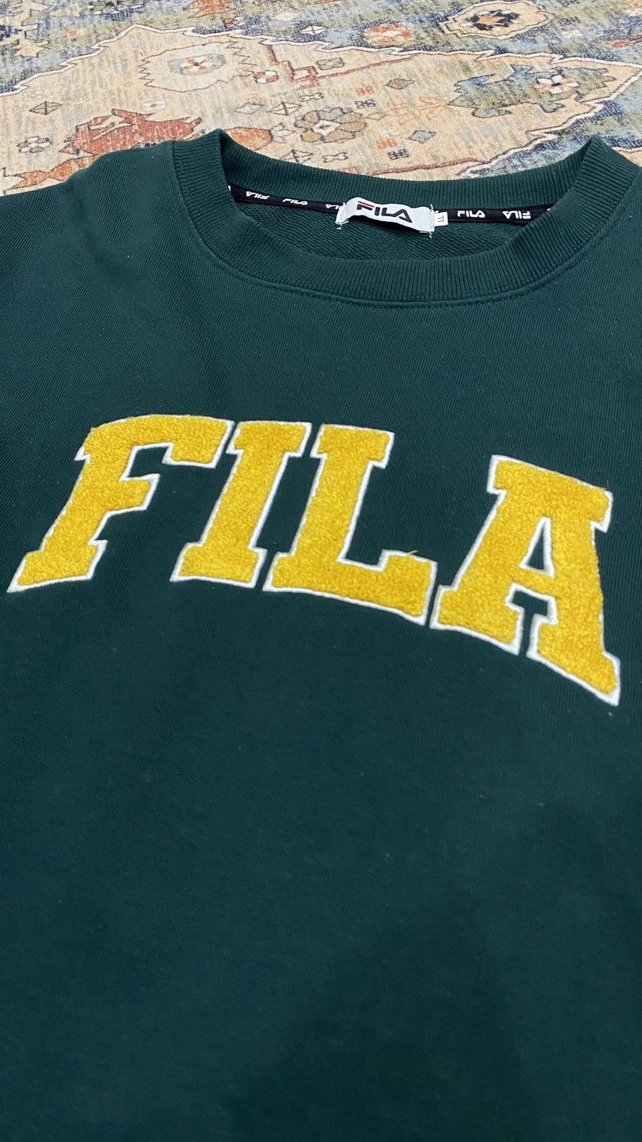 Fila FILA Sweatshirt Chenille Patch Size LL Size US XL / EU 56 / 4 - 2 Thumbnail