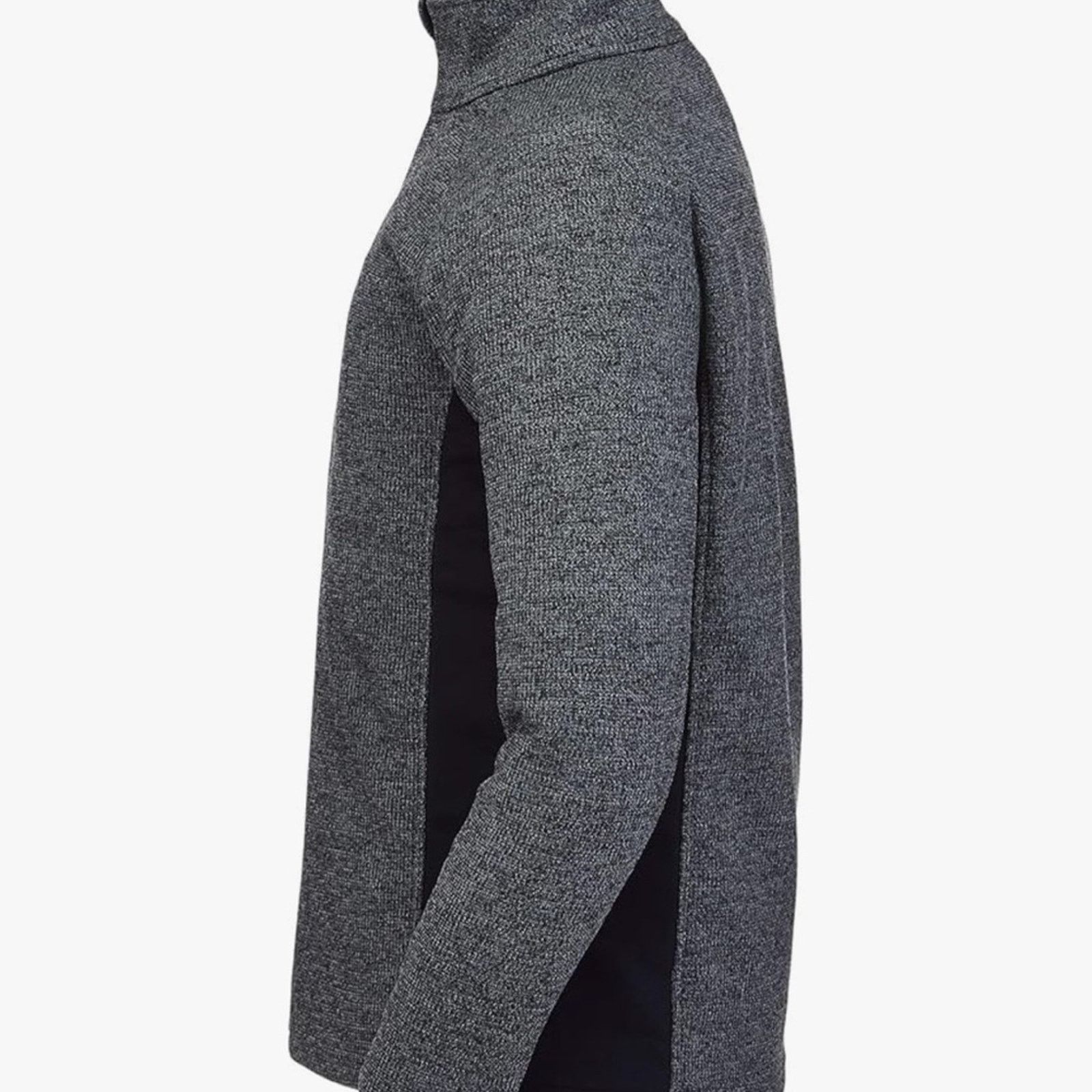 Spyder Spyder Men’s Outbound Half Zip Sweater - Size M - Gray/Black Size US M / EU 48-50 / 2 - 2 Thumbnail