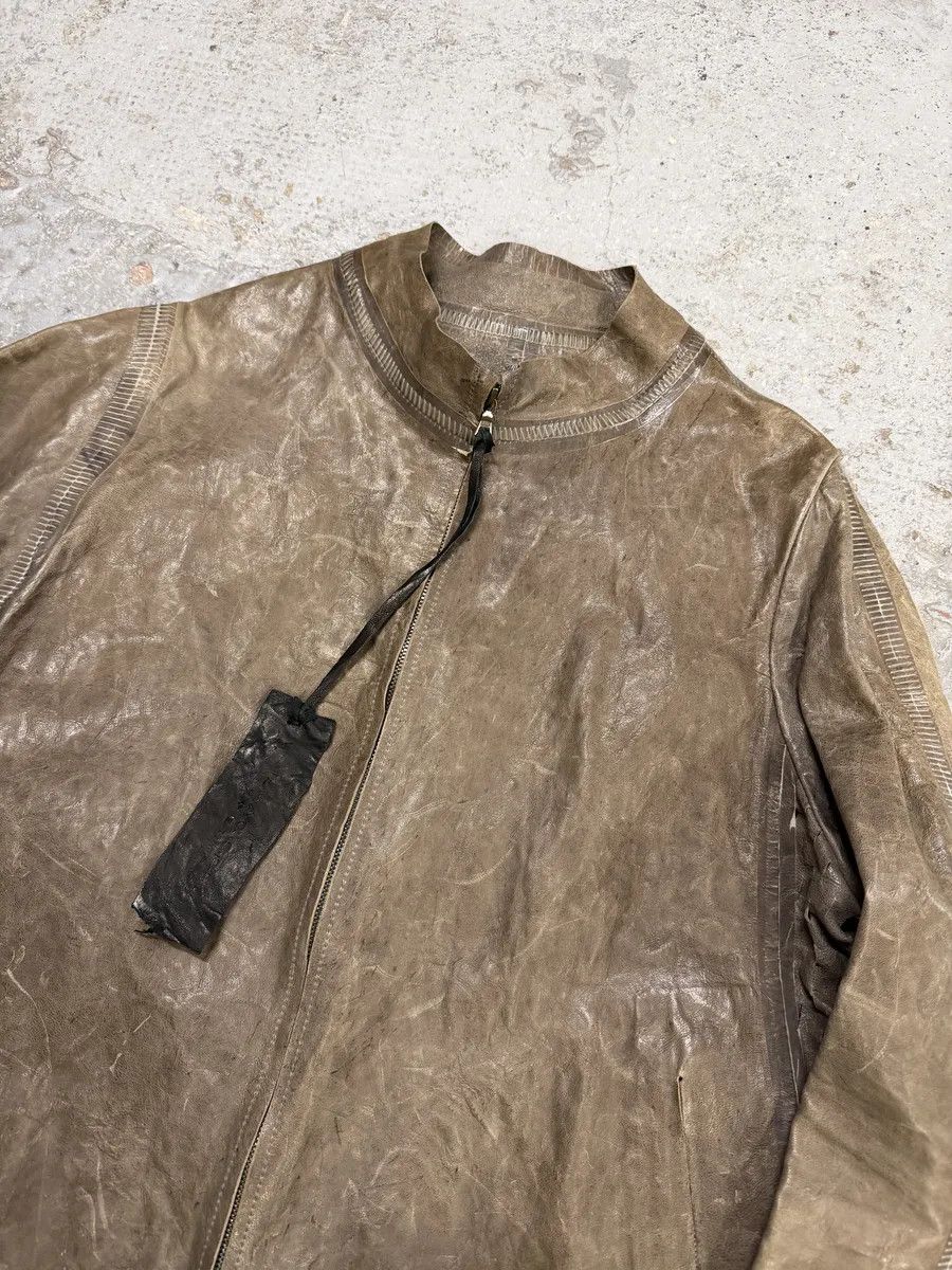 Isaac Sellam Experience FW2025 Isaac Sellam Anatomique Crasse Pouille Grey Leather Jacket Size US M / EU 48-50 / 2 - 5 Thumbnail