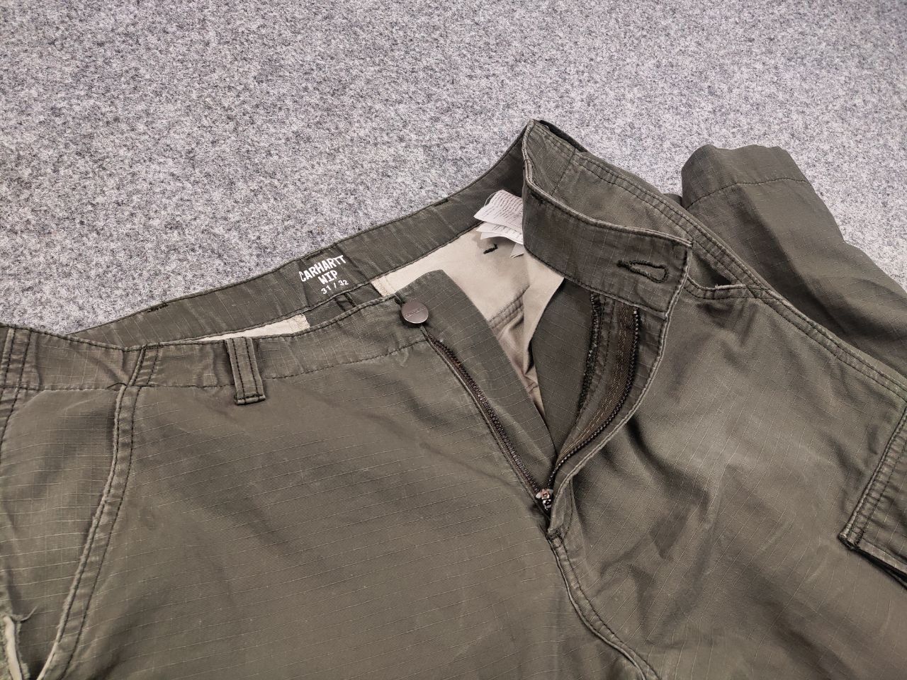 Carhartt Vintage 90s Carhartt regular Cargo Pants Distressed ripstop Size US 31 - 16 Thumbnail
