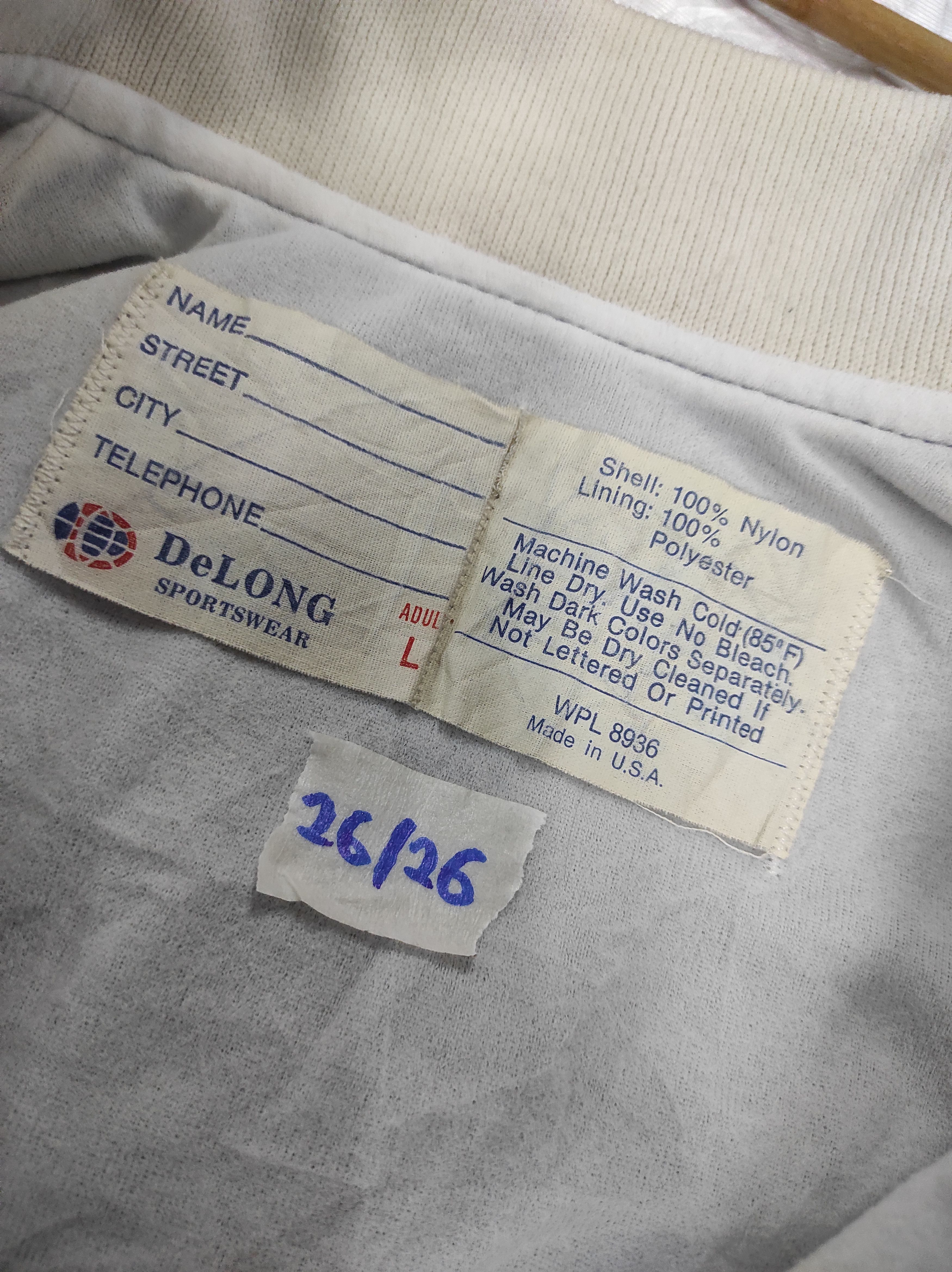 Delong × Vintage DELONG SPORTWEAR VTG 90'S ANORAK HALF ZIPPER BOMBER JACKET Size US L / EU 52-54 / 3 - 7 Thumbnail