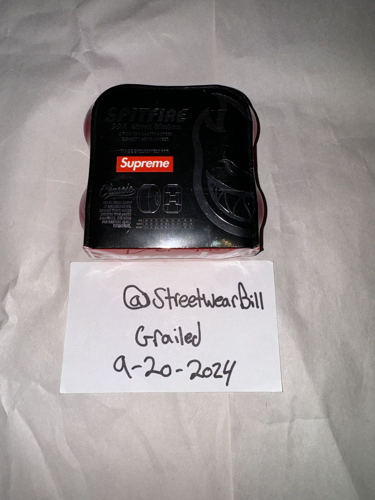 Supreme Supreme/ Spitfire shop wheels Size ONE SIZE - 3 Thumbnail