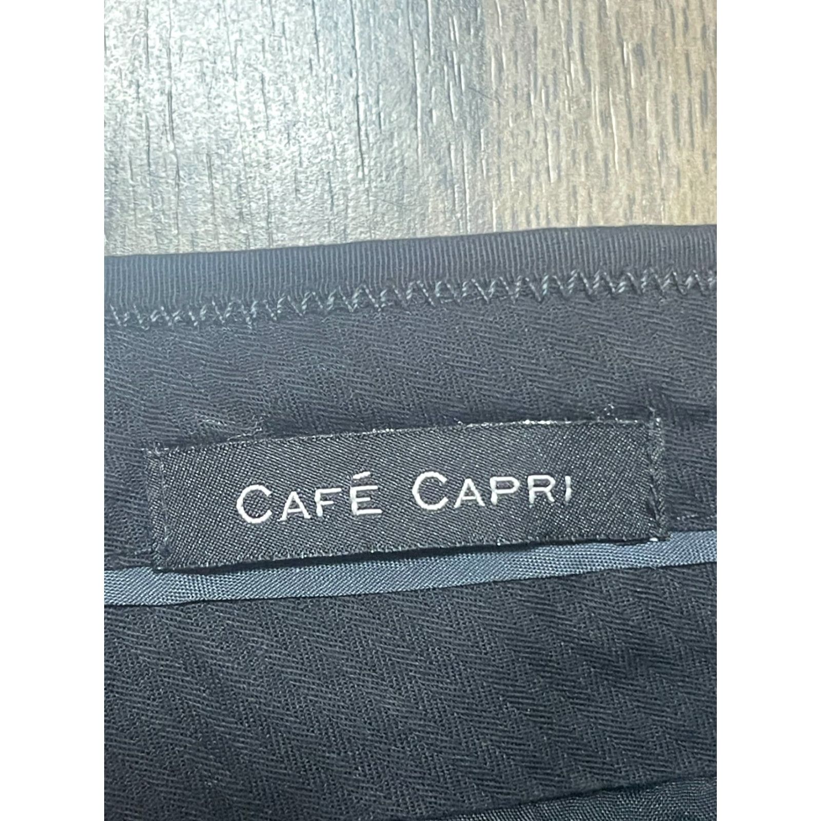 J.Crew J.Crew Pants Women's 00 Black Cafe Capri Dark Wash Straight Capris Casual Fall Spring Summer 00 Womens Pants Regular Straight Inseam 26 in Size 24" / US 00 / IT 34 - 5 Thumbnail