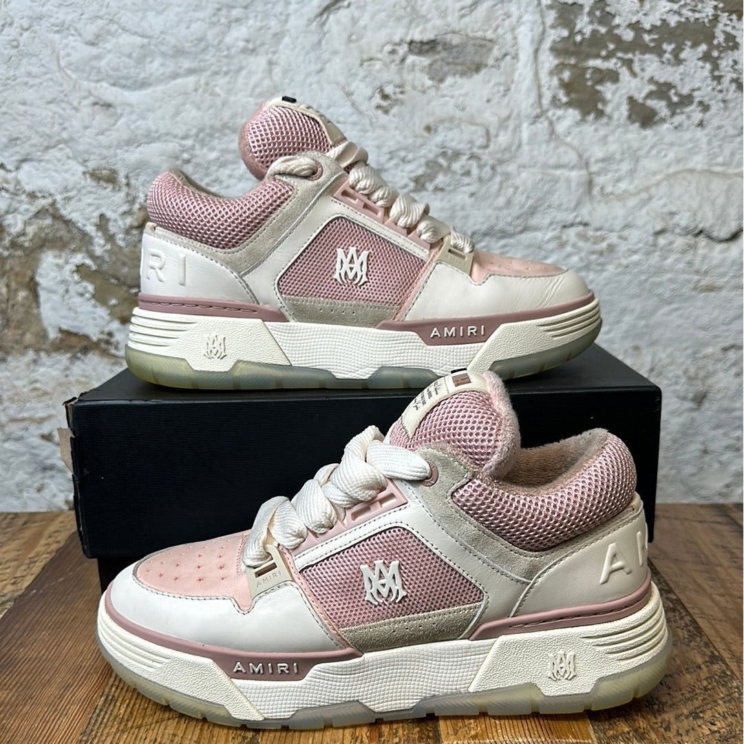 Amiri Amiri MA-1 White Pink Sz 8 (41) Size US 8 / EU 41 - 1 Thumbnail