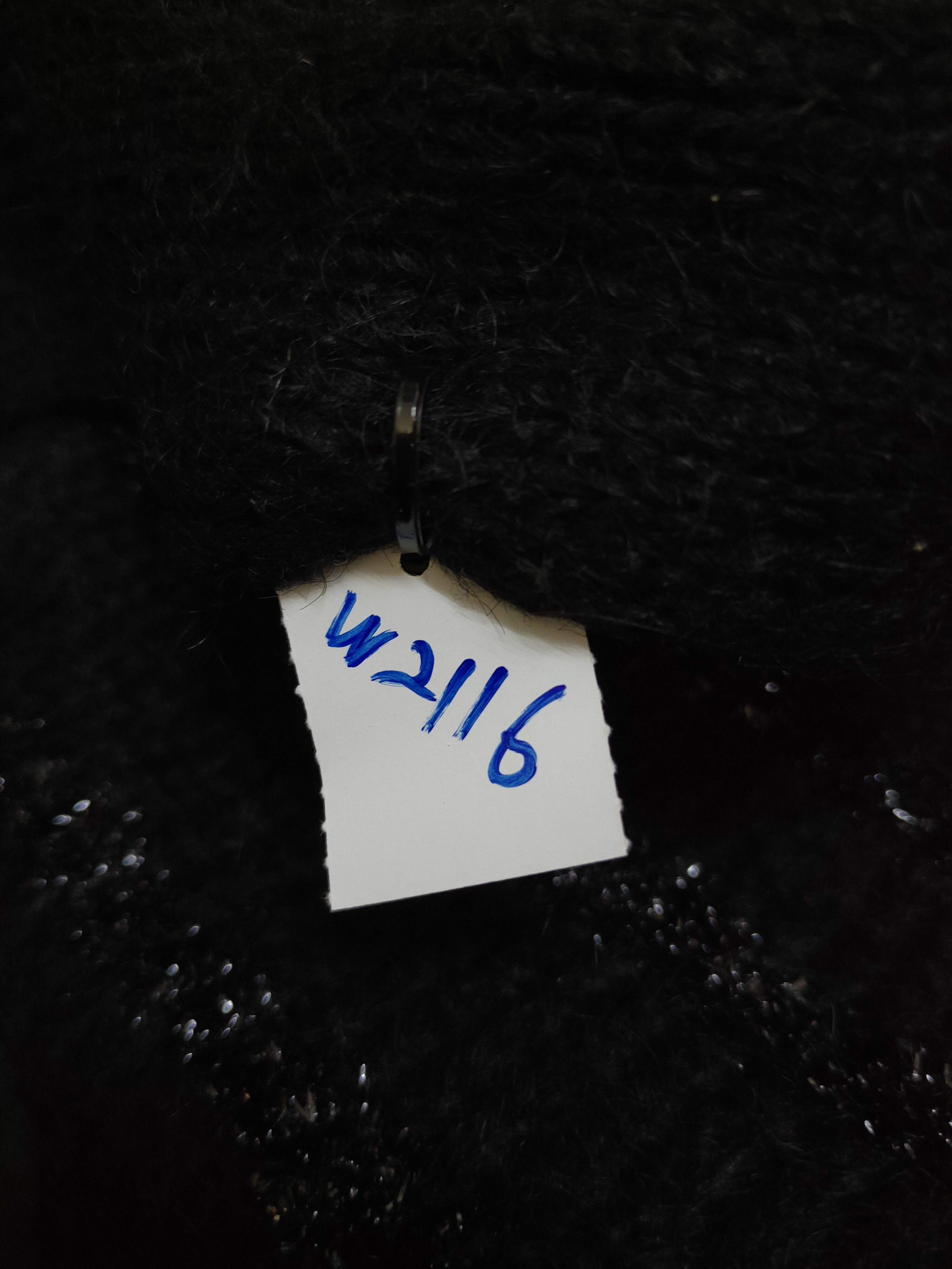 Homespun Knitwear Femme de Jour Black Knitwear Cardigan #W2116 Size L / US 10 / IT 46 - 13 Thumbnail