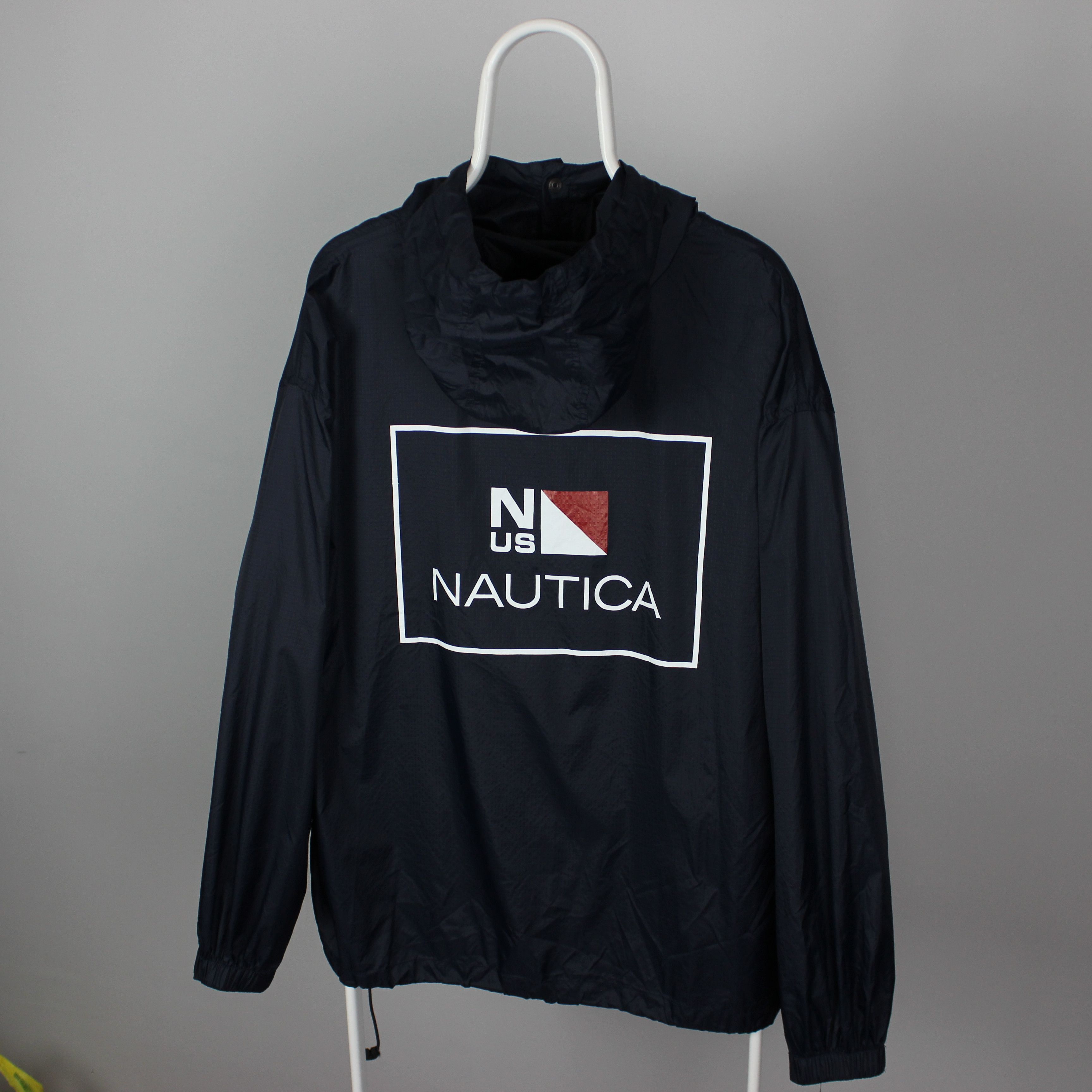 Nautica Nautica anorak raincoats jacket big logo L XL Size US XL / EU 56 / 4 - 3 Thumbnail