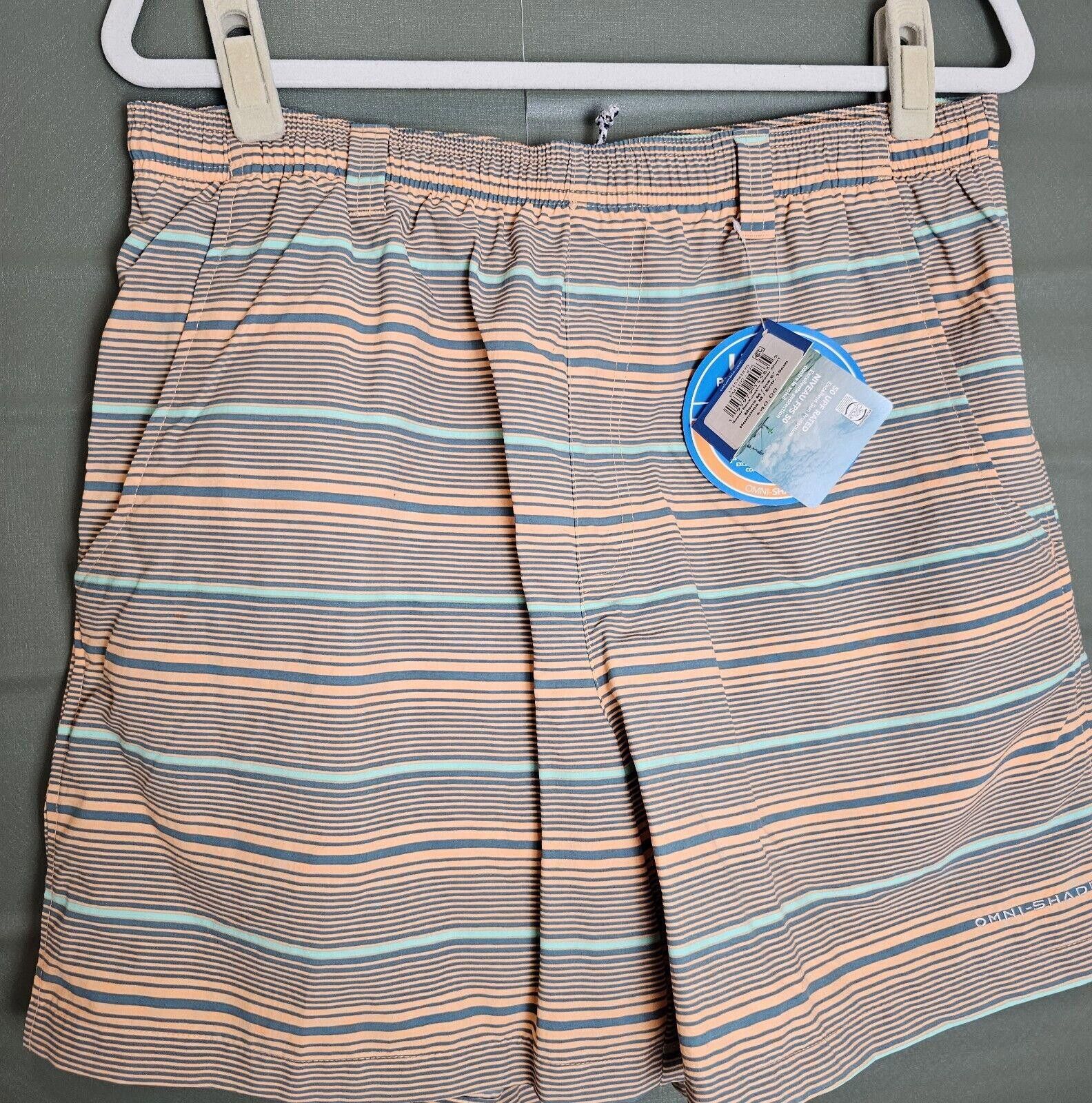 Columbia Columbia Swim Trunks Orange Mens Size M 50 UPF Rated Size US 32 / EU 48 - 3 Thumbnail