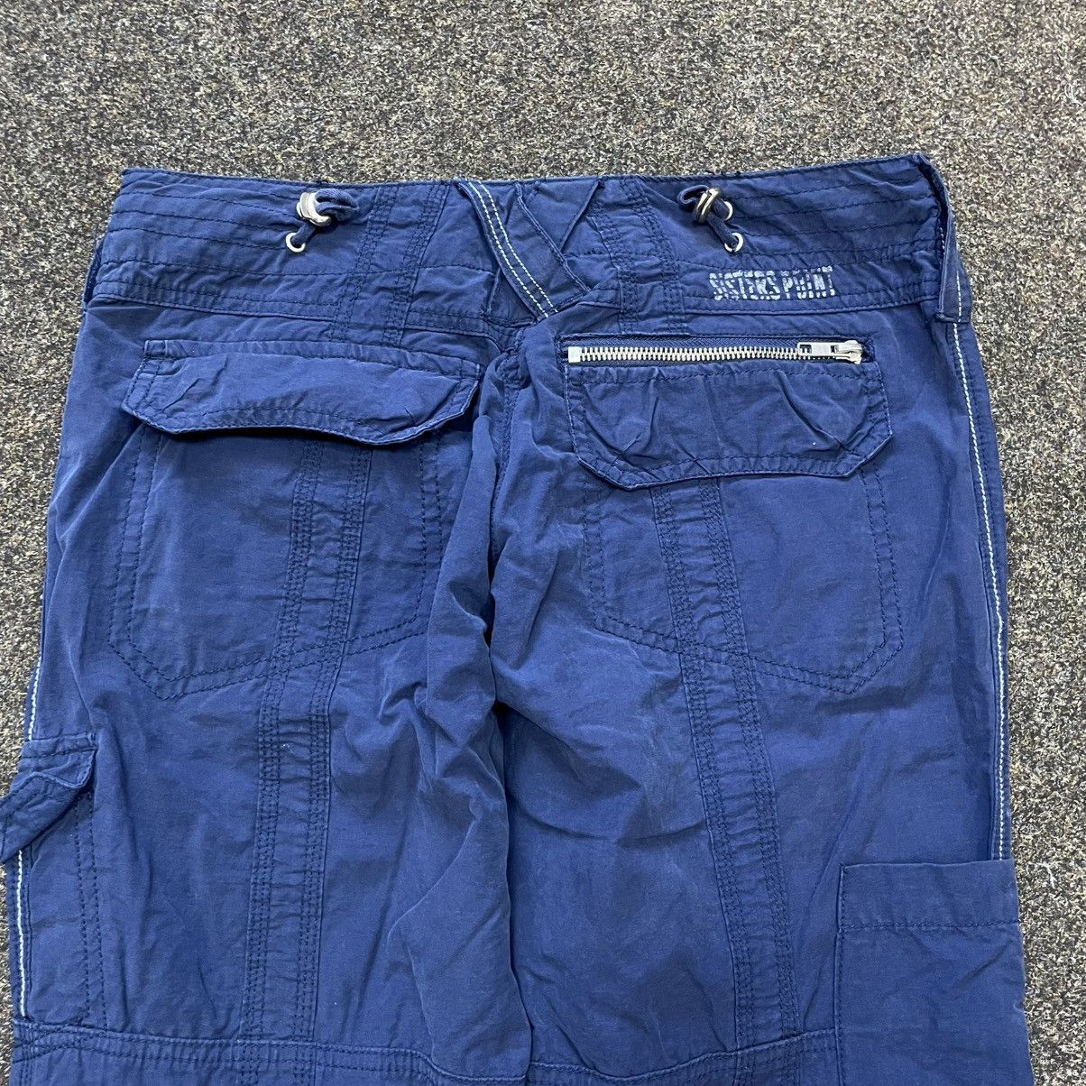 Vintage Vintage Y2K Baggy Wide Leg Faded Blue Cargo Pants Grunge 32 Size US 32 / EU 48 - 2 Thumbnail