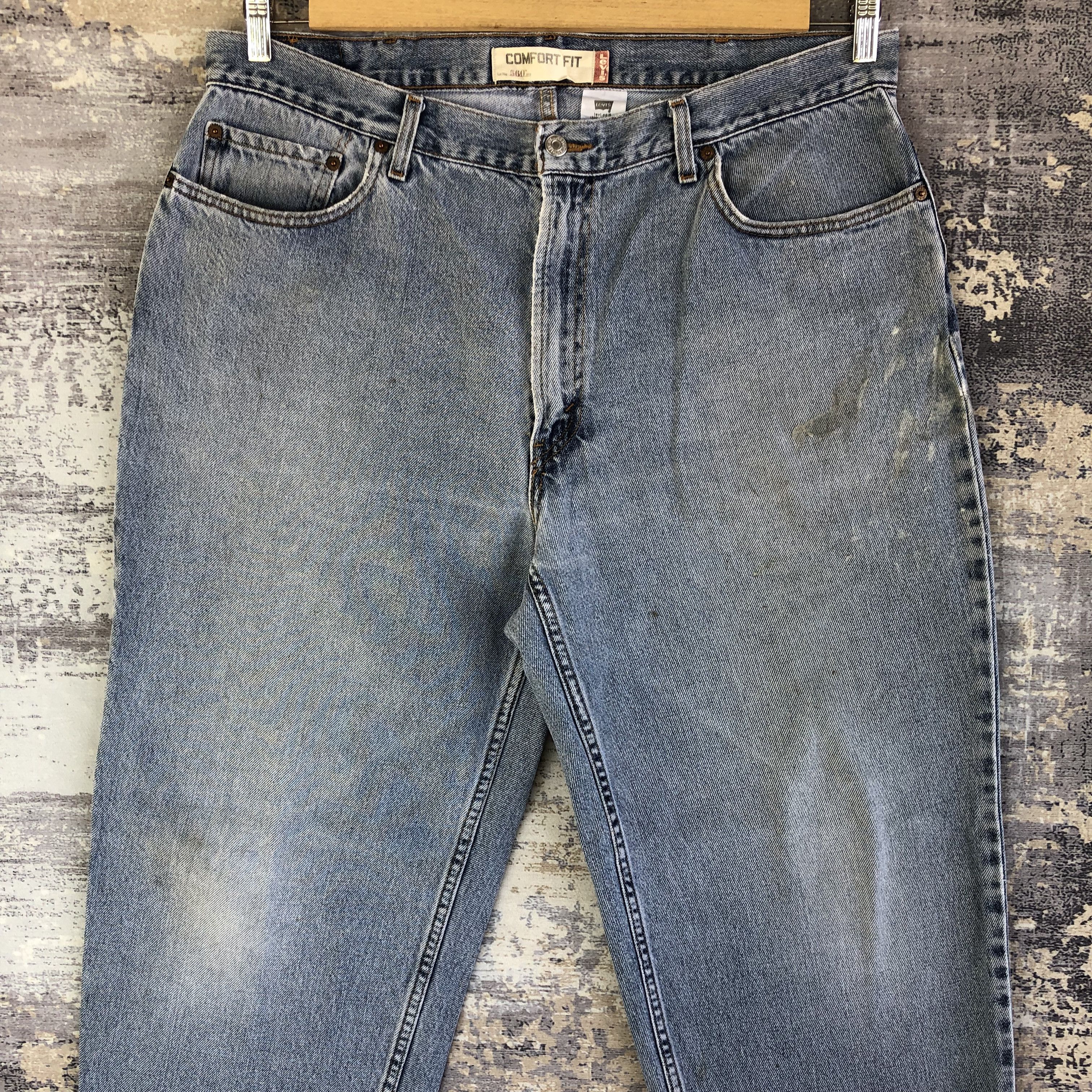Levi's Vintage Y2K Levis 560 Light Wash Jeans Levi's Faded Denim Size US 38 / EU 54 - 3 Thumbnail